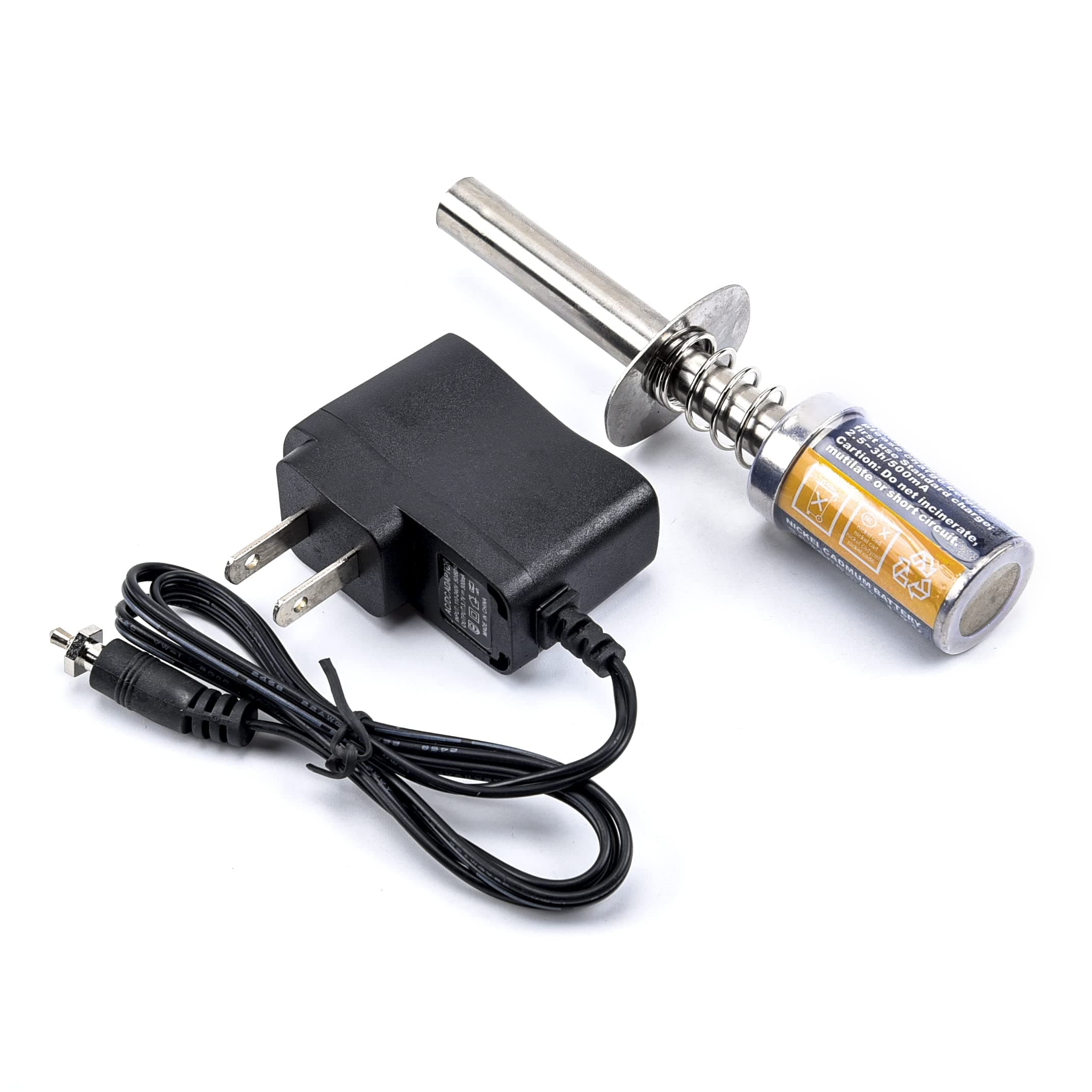 HSP Nitro Glow Plug Igniter Starter Tools with Battery Charger for HSP RedCat Nitro Powered 1/8 1/10 RC Car