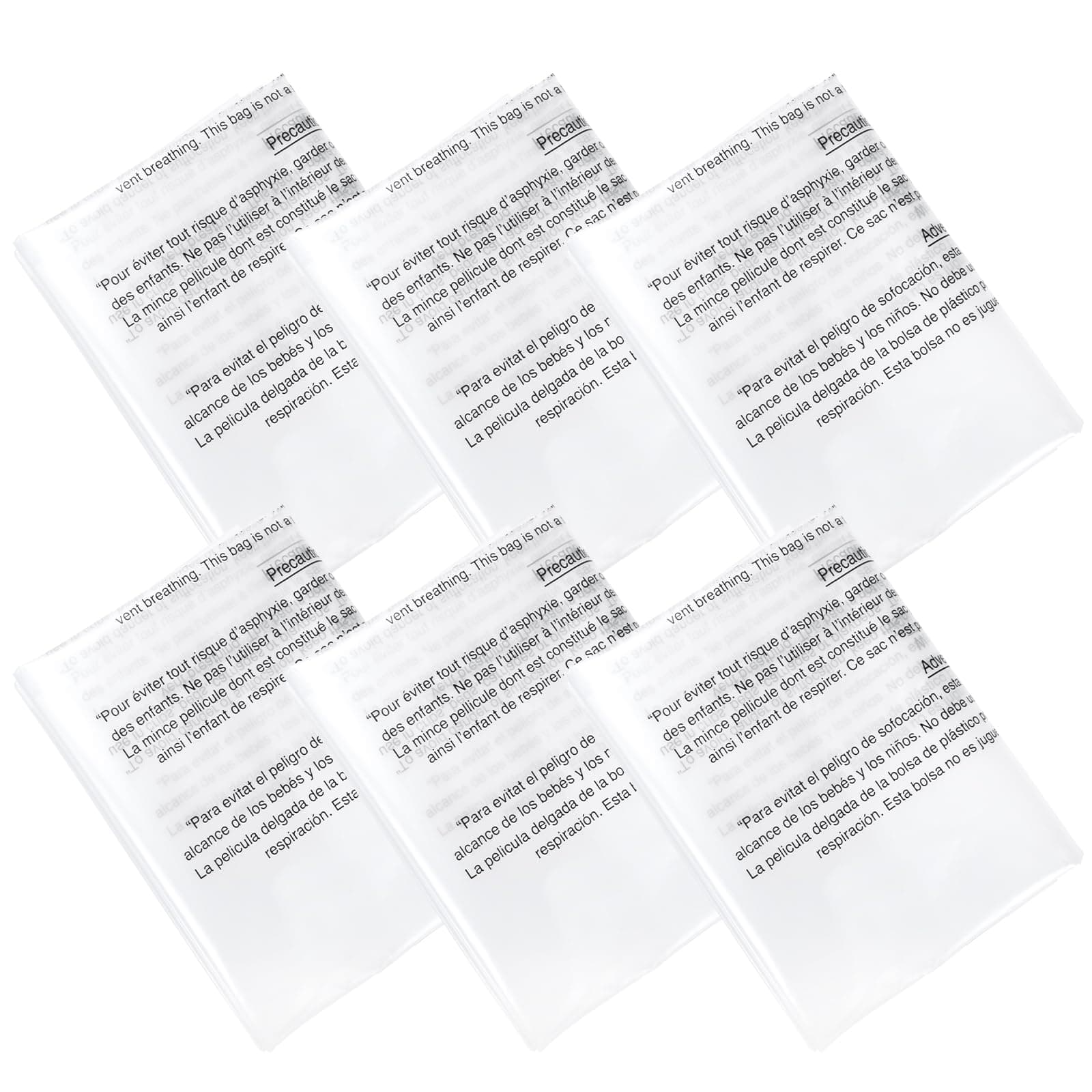 Dust Collector Bags For Harbor Central Machinery Harbor Freight, 35 and 70 Gallon Dust Collection Bags for Woodworking Heavy Dust Clear Plastic Bag Lower Collection Bag(6 Pack)