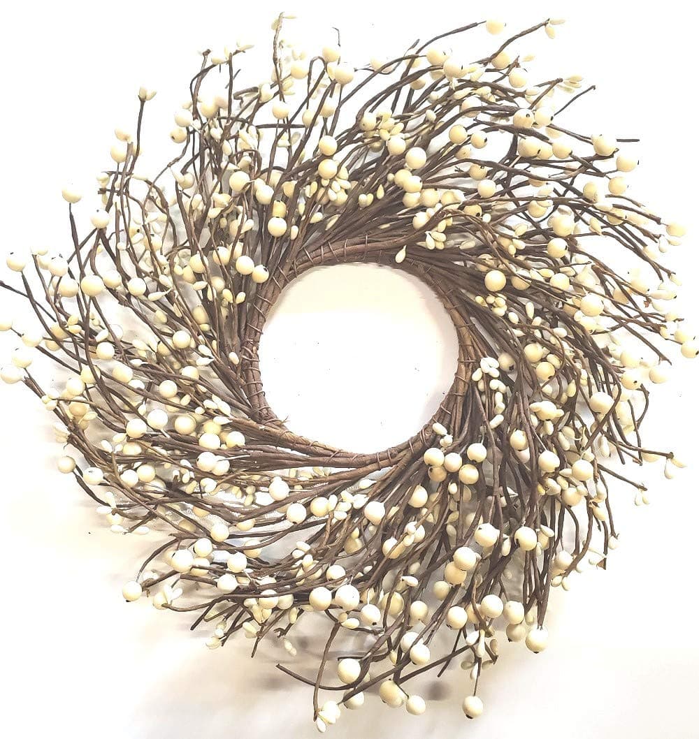 Pip Berry Combo Wreath 13" White/Ivory