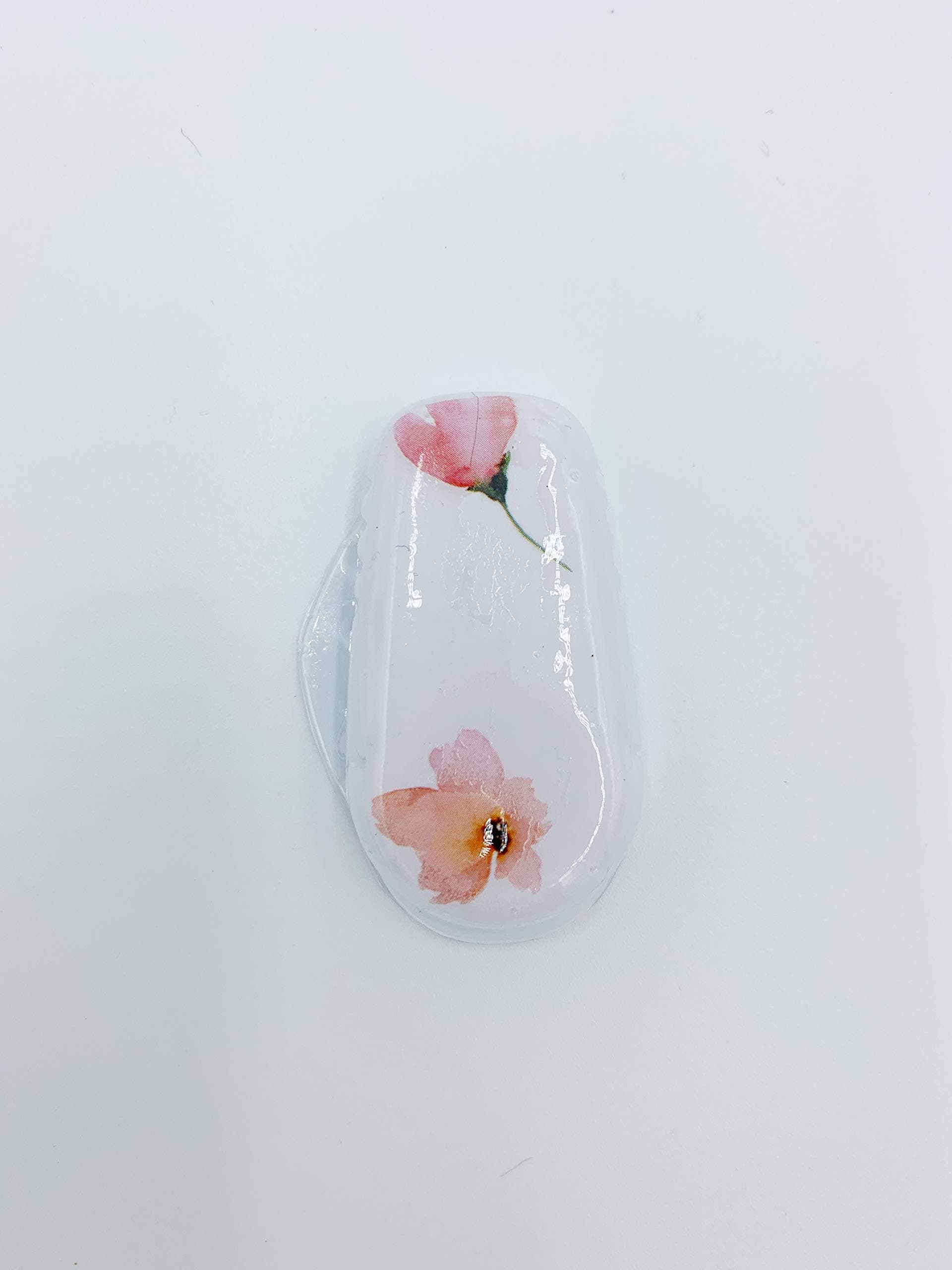 Diabetes Reusable Hard Vinyl Sticker Dexcom G6 - Flowers