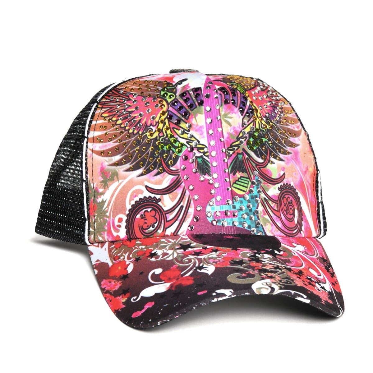 TZ Rhinestones Tattoo Cap Trucker Hat