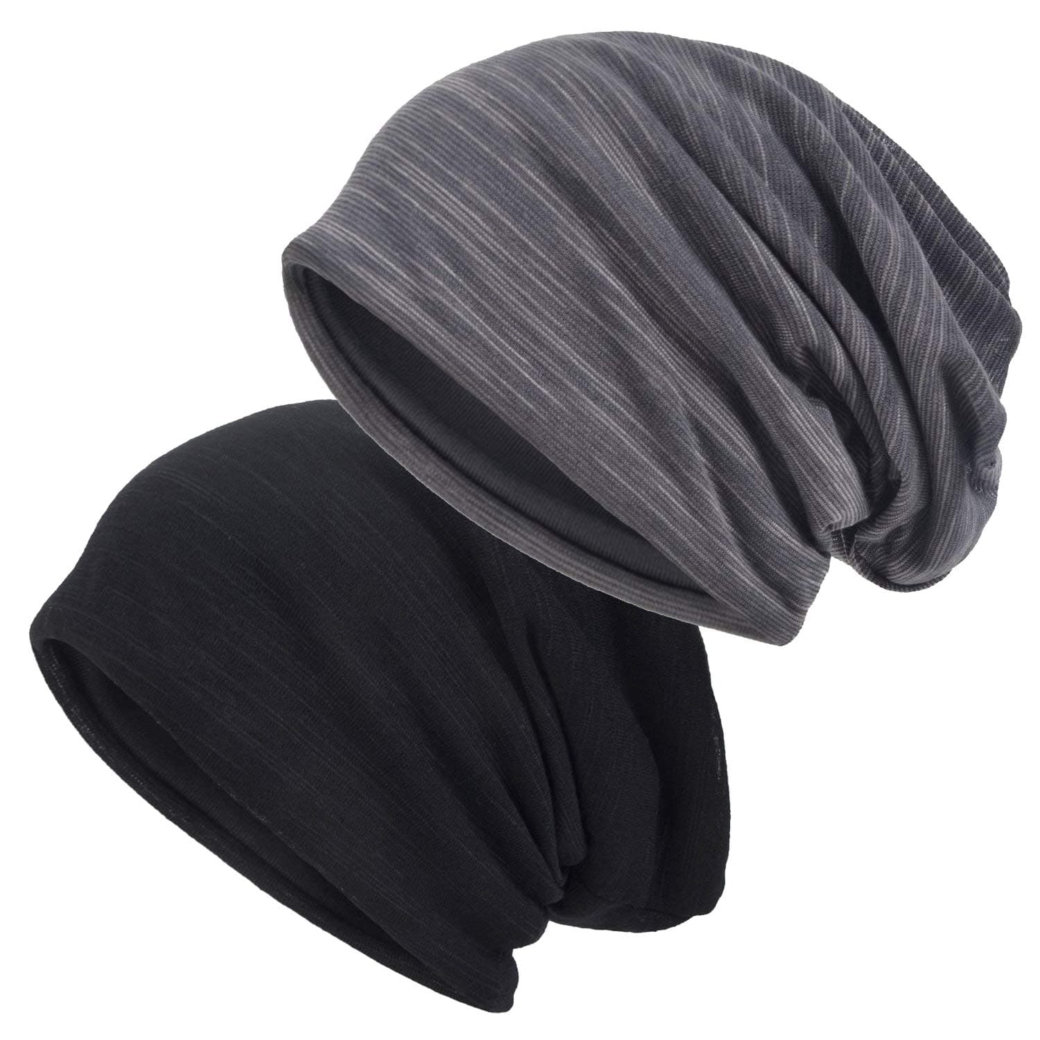 Slouchy Beanie Hat for Men/Women, Fashion Oversize Large Baggy Skull Cap Chemo Headwear Sleeping Cap