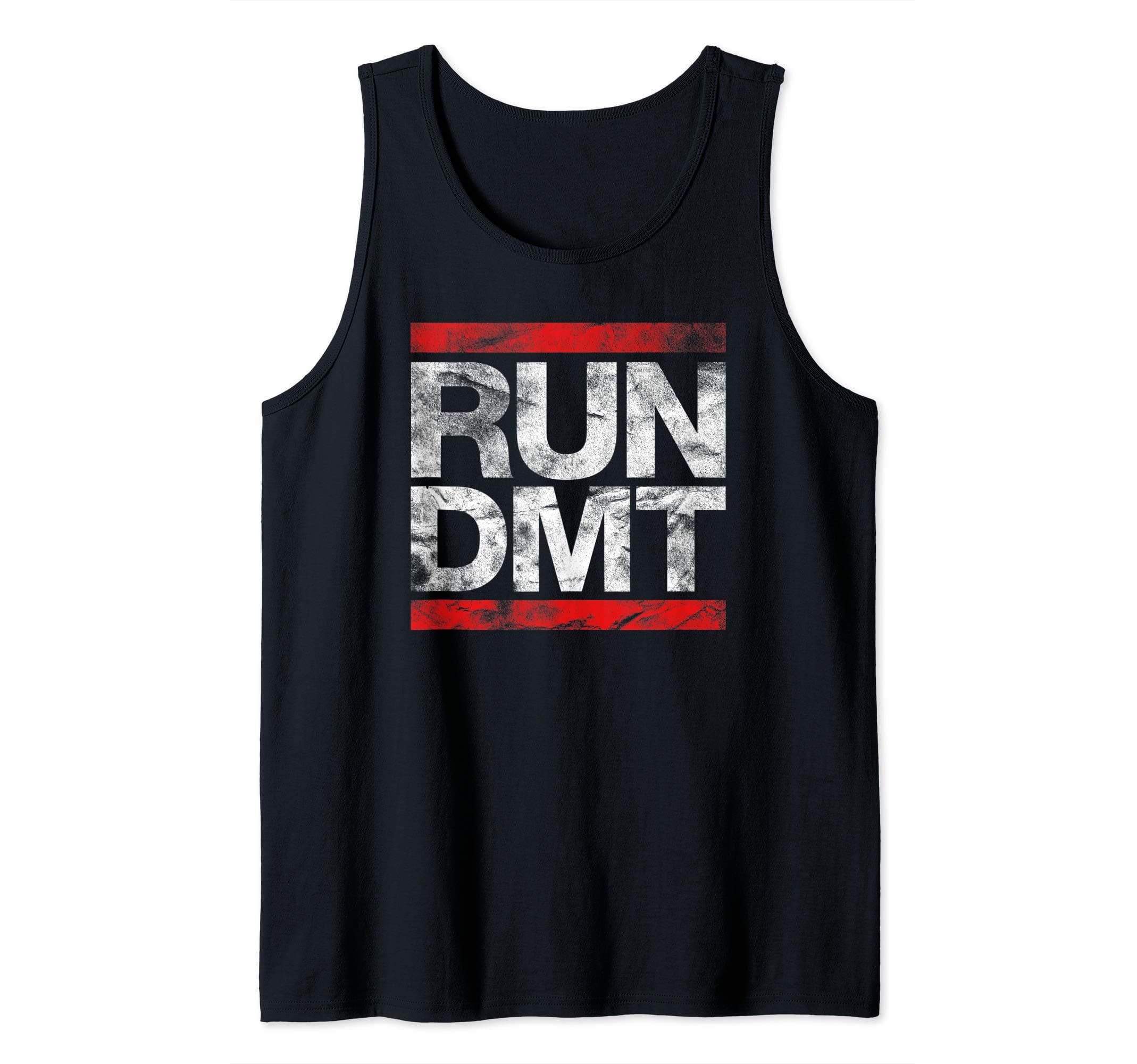 Vintage old school RUN DMT 90s style party Tank Top
