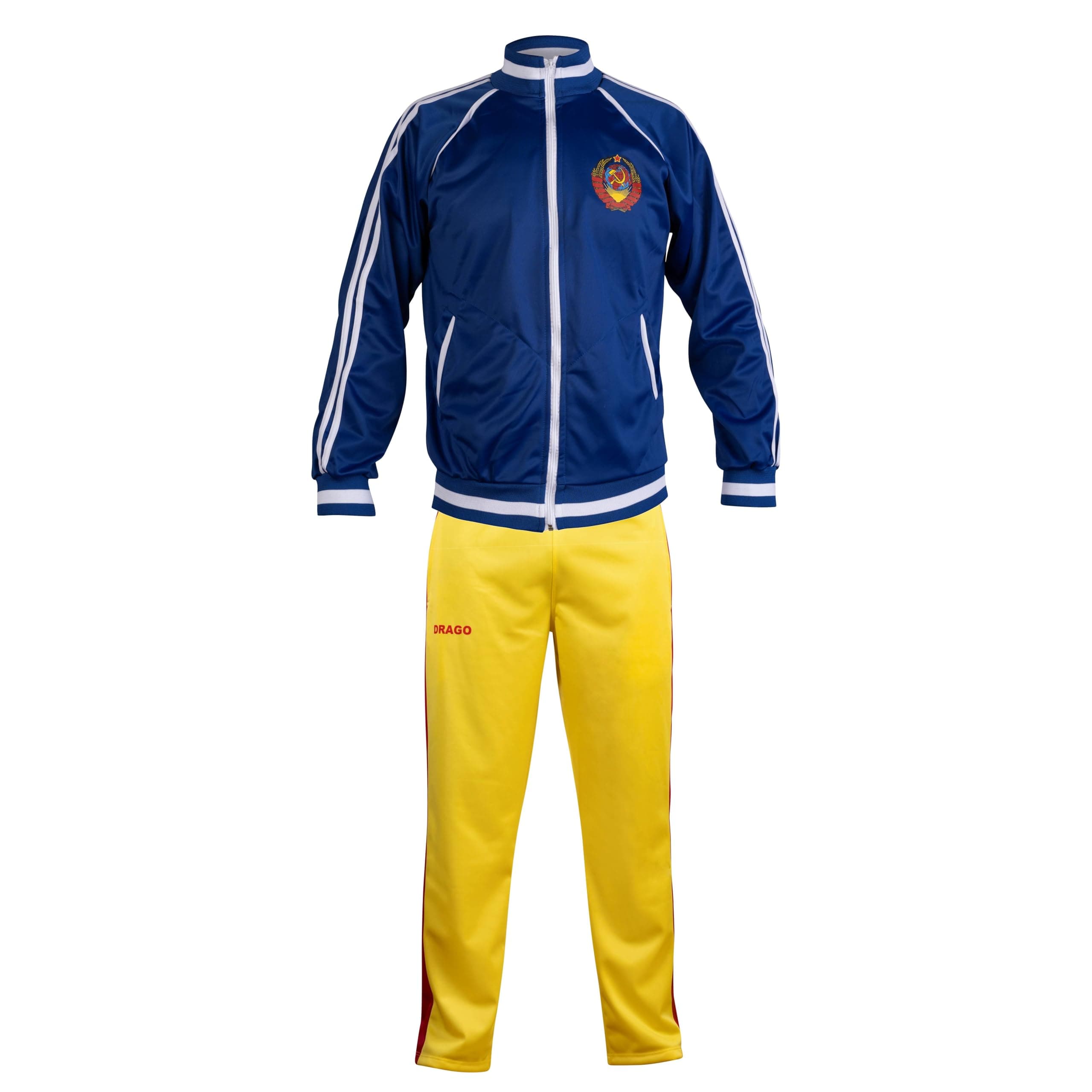 JL Sport Soviet Union Blue CCCP USSR Drago Full Tracksuit Jacket Pants Retro