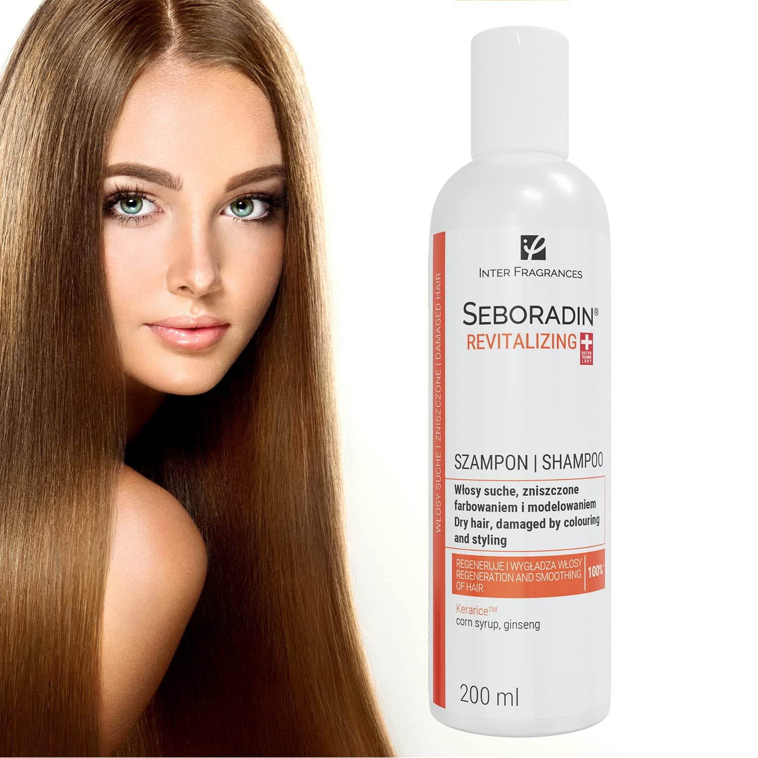 REVITALIZING Hair Shampoo for Dry Damaged Color Hair 200 ml Hair Repair & Protection Strengthening Shampoo Hair & Scalp Treatment Moisturizing Nourishing Hair Care