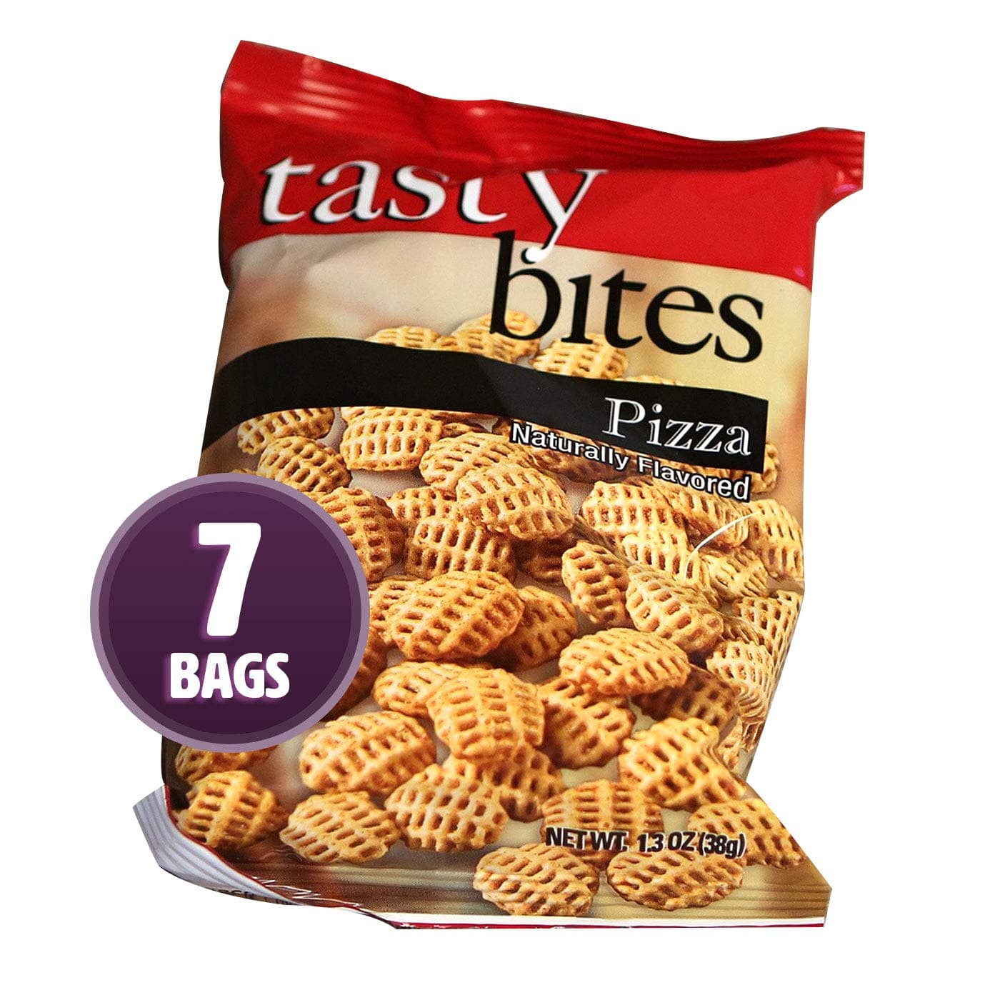 Weight Loss Systems Pizza Tasty Bites, 10g Protein, Low Fat, Low Sugar, Gluten Free, Healthy Diet Snack, 7 Bags