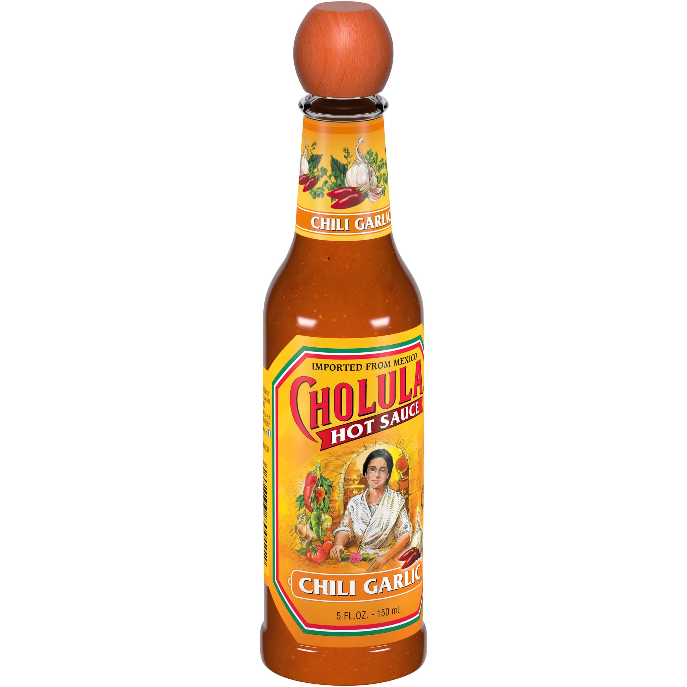 Cholula Hot Sauce Chilli Garlic 150Ml