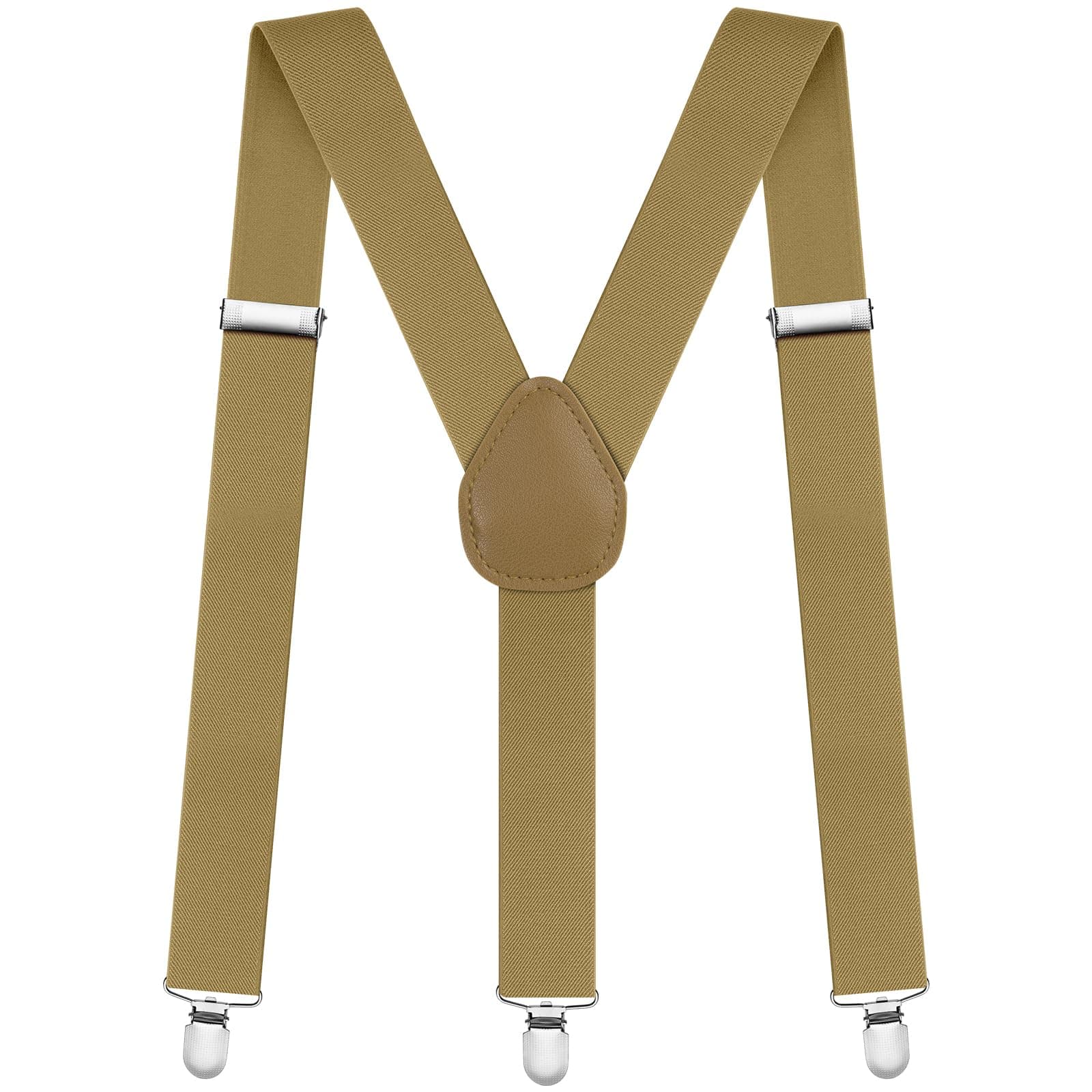 Aomig Mens Braces, Mens Suspenders with Strong Metal Clips, 3.5cm Wide Heavy Duty Suspenders for Men Women Business Wedding Casual