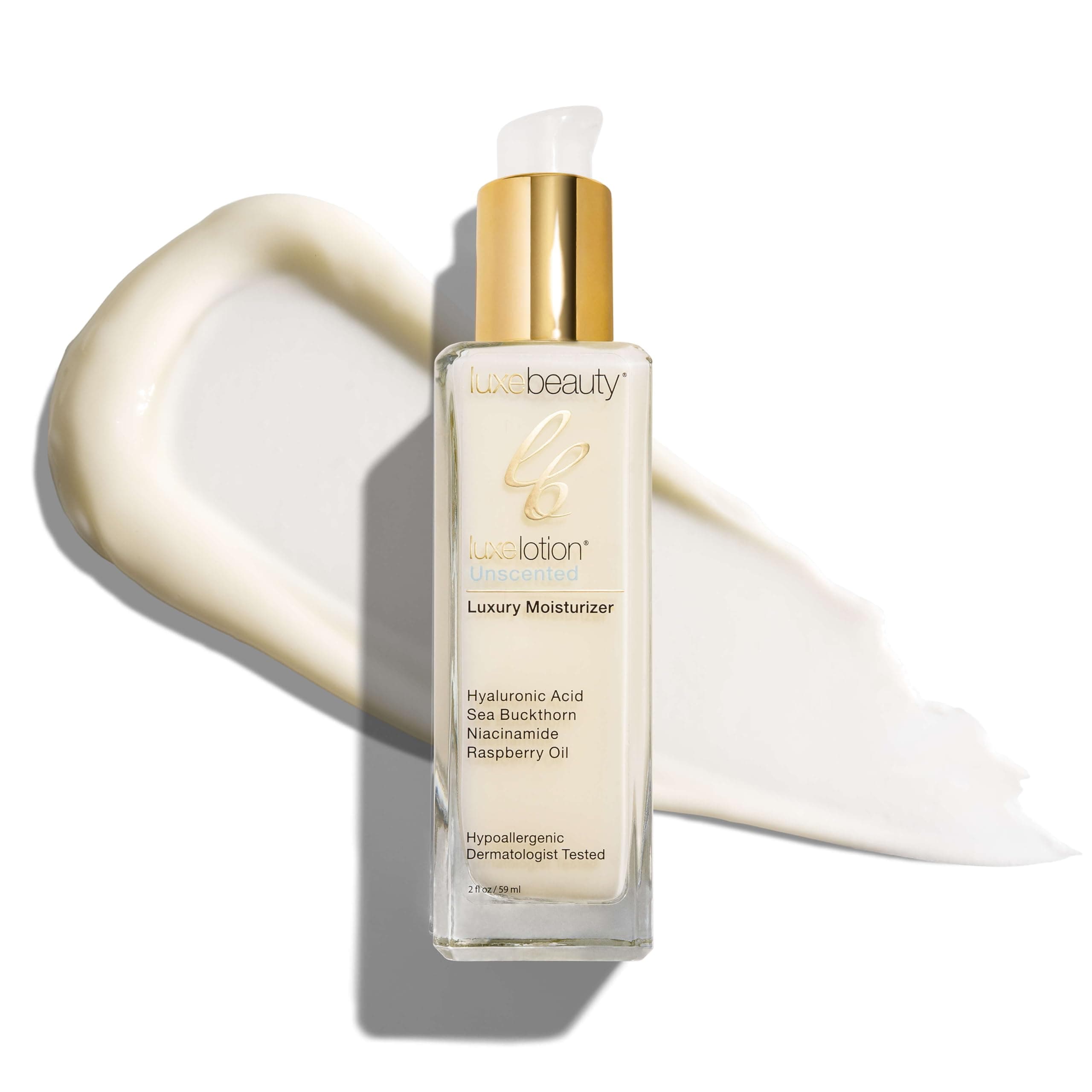 Luxe Beauty: Luxe Lotion - Hyaluronic Acid Luxurious Face, Neck & Hand Moisturizer