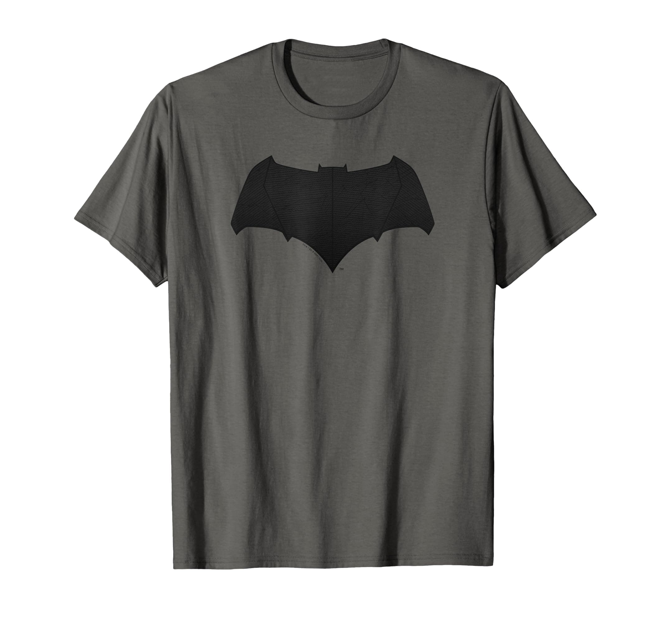 v Superman Bat Symbol Black T-Shirt