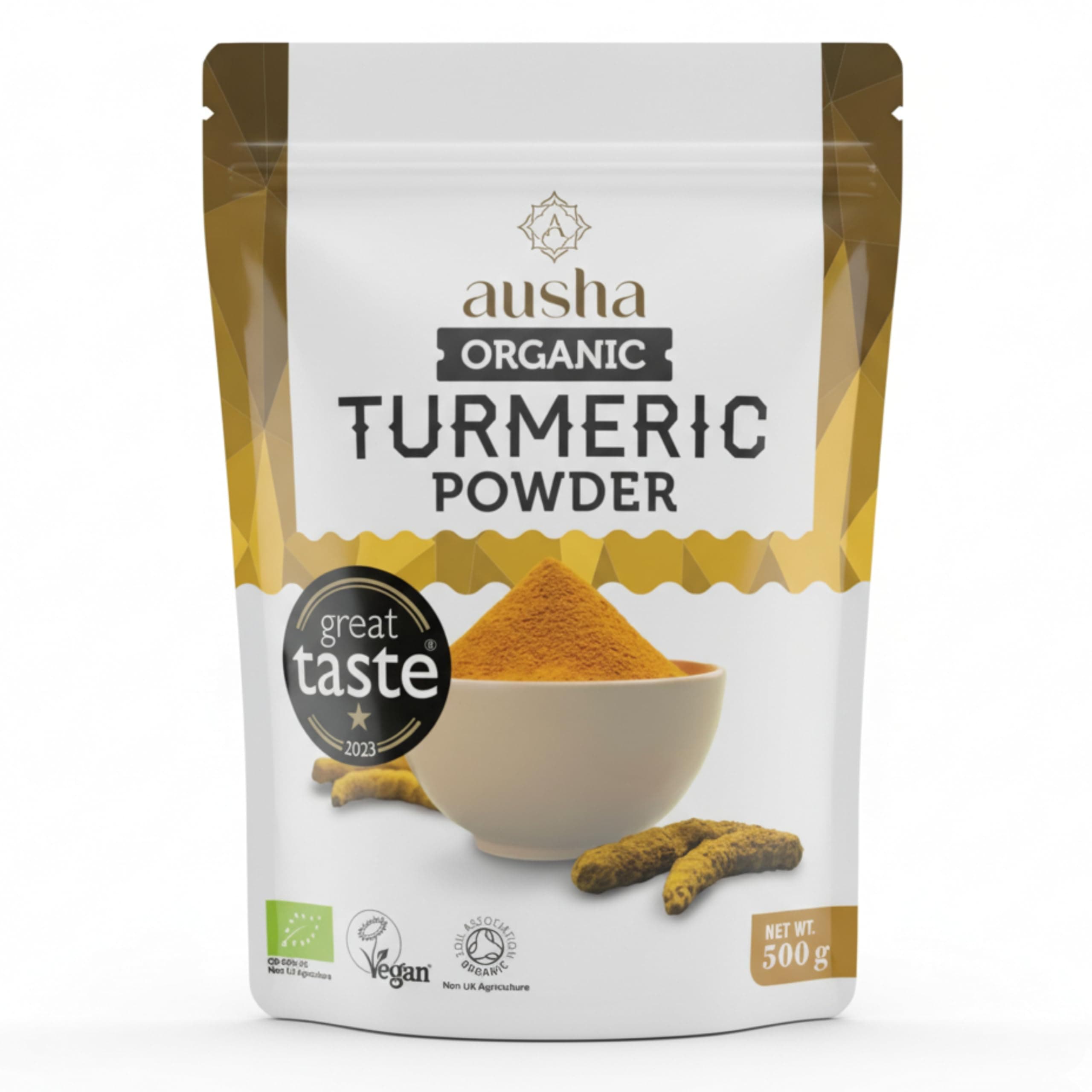 SHOP/CLICK : Ausha Organic Turmeric Root Powder 200g | 5-6% High Curcumin