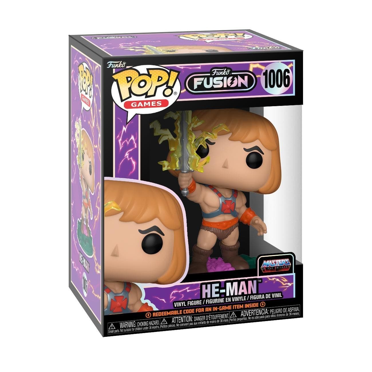 Funko POP! Games: Fusion - He-Man W 1/6 Odds for Rare Chase Variant - Masters Of the Universe - Collectable Vinyl Figure - Gift Idea - Official Merchandise, Assorted Figures