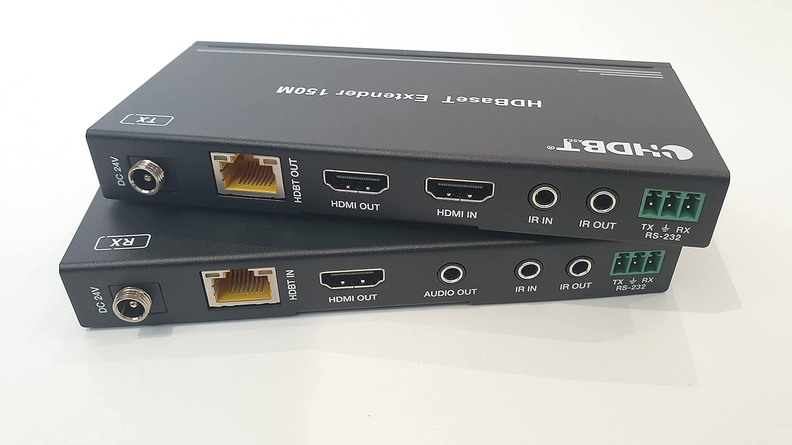 FOURKAYLong Range 4K@60 over Cat 5e/6/7 for Sky Q UHD. HDR and Dolby Vision. Loop Out Splitter Function. Audio extraction on RX. Infra Red pass through. Power over Cable (PoC). HDMI2.0. HDCP 2.2