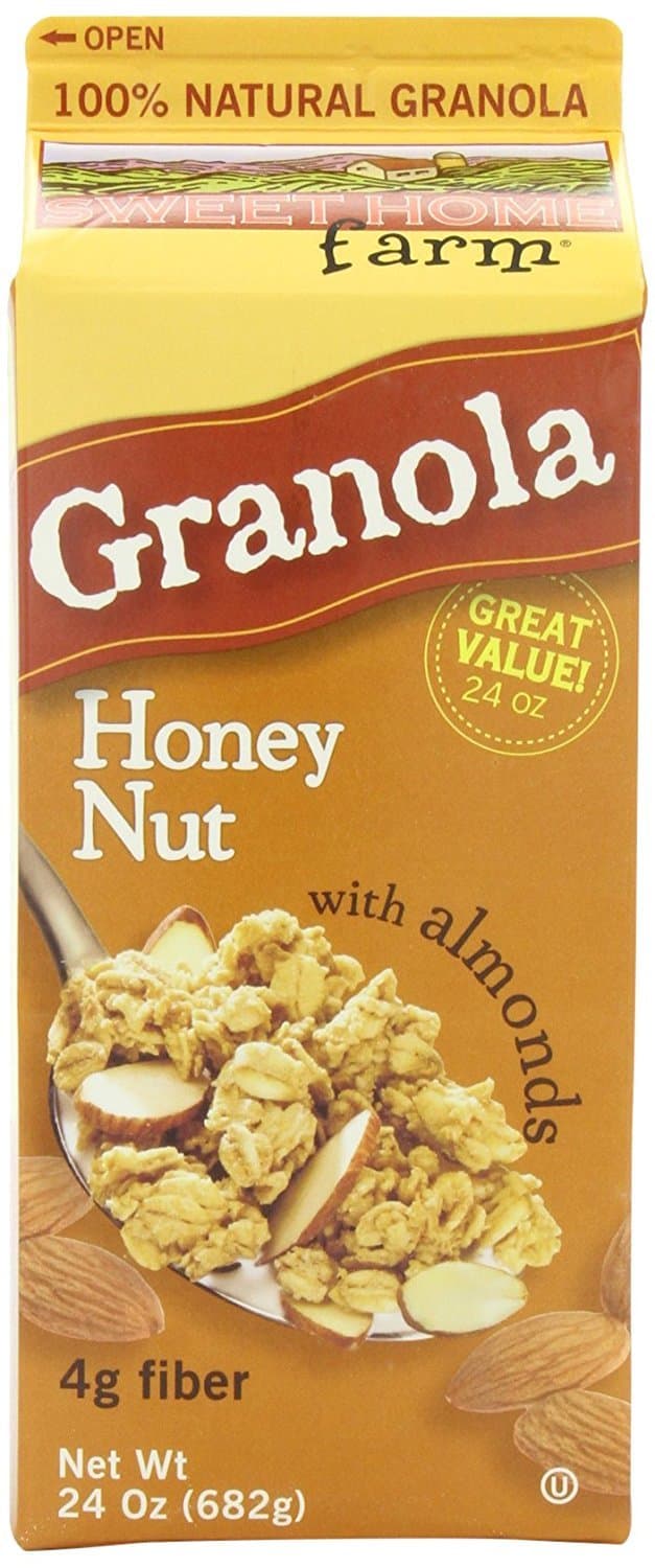 Sweet Home Farm Honey Nut Granola with Almonds, 24-Ounce Cartons (Pack of 4)