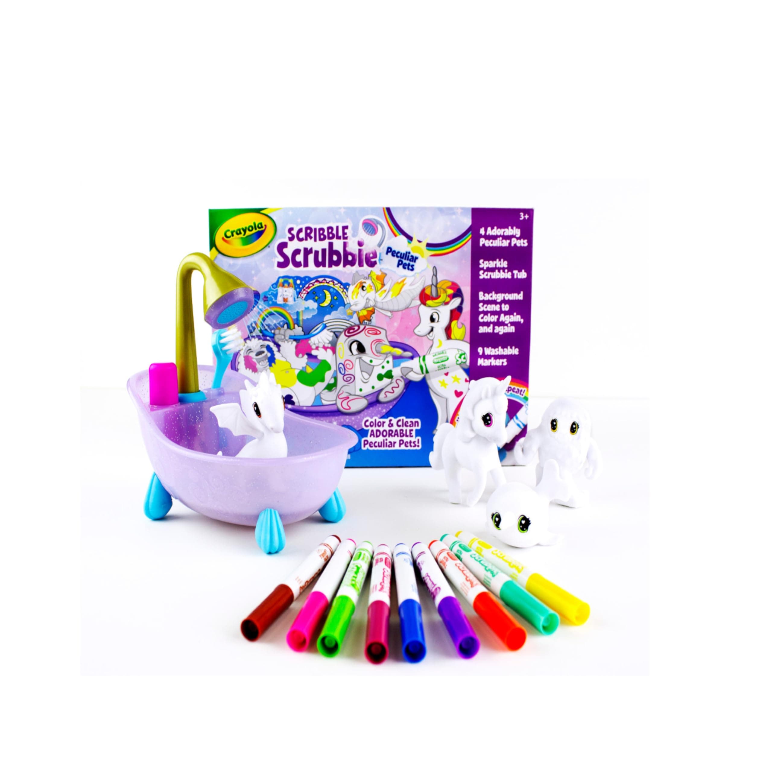Scribble Scrubbie Peculiar Pets Tub Set