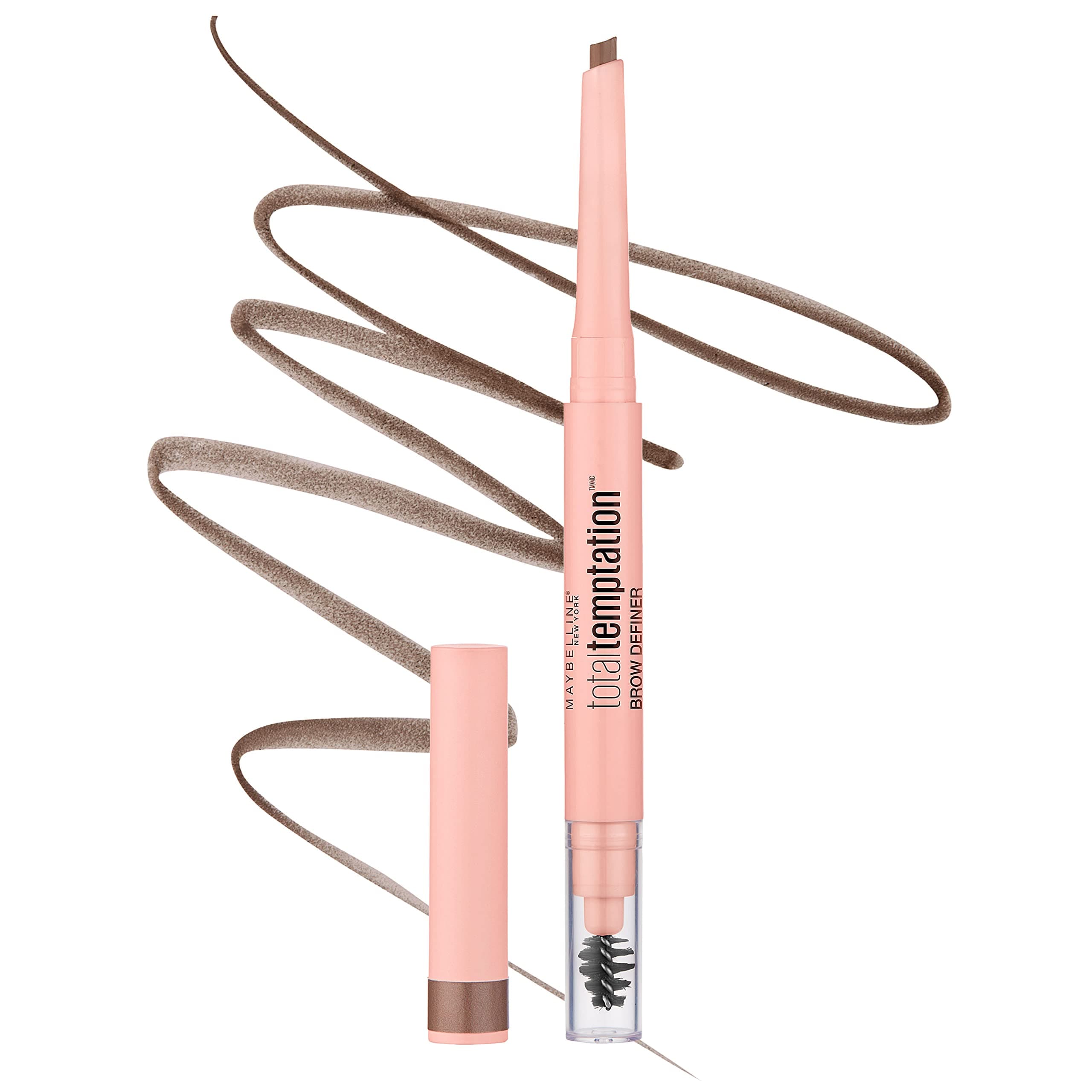 Total Temptation Eyebrow Definer Pencil, Soft Brown, 1 Count