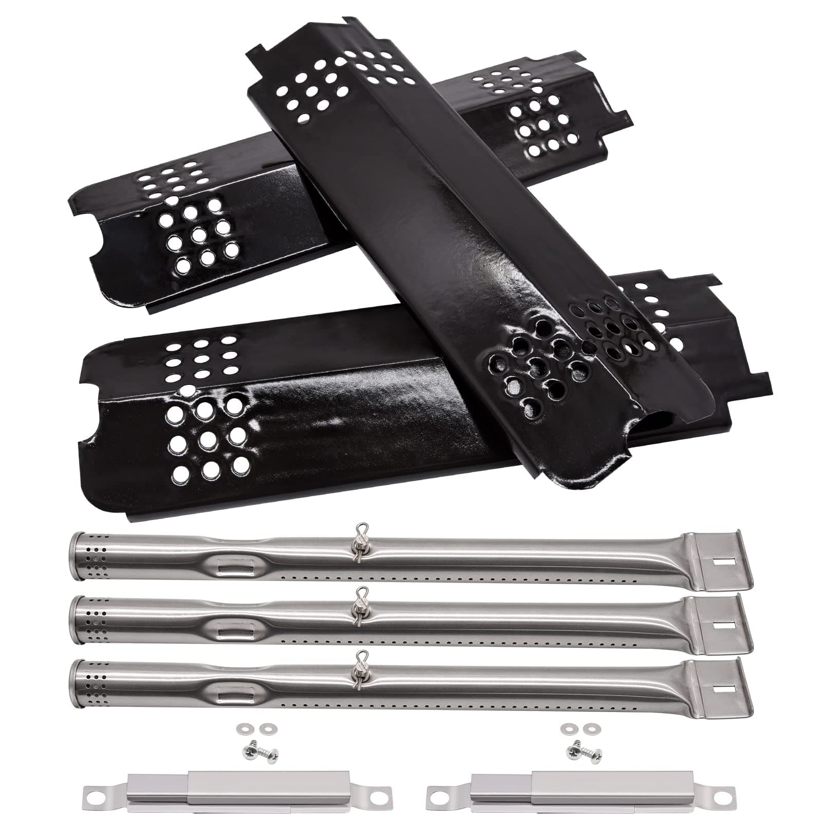 Grill Replacement Parts for Charbroil Gas2Coal 463340516 463370516 463370519 463278419 463336818 463278418 G421-0500-W1 G466-2500-W1 Burner G553-0002-W1A Heat Tent G432-0078-W1 Carry Over Tube