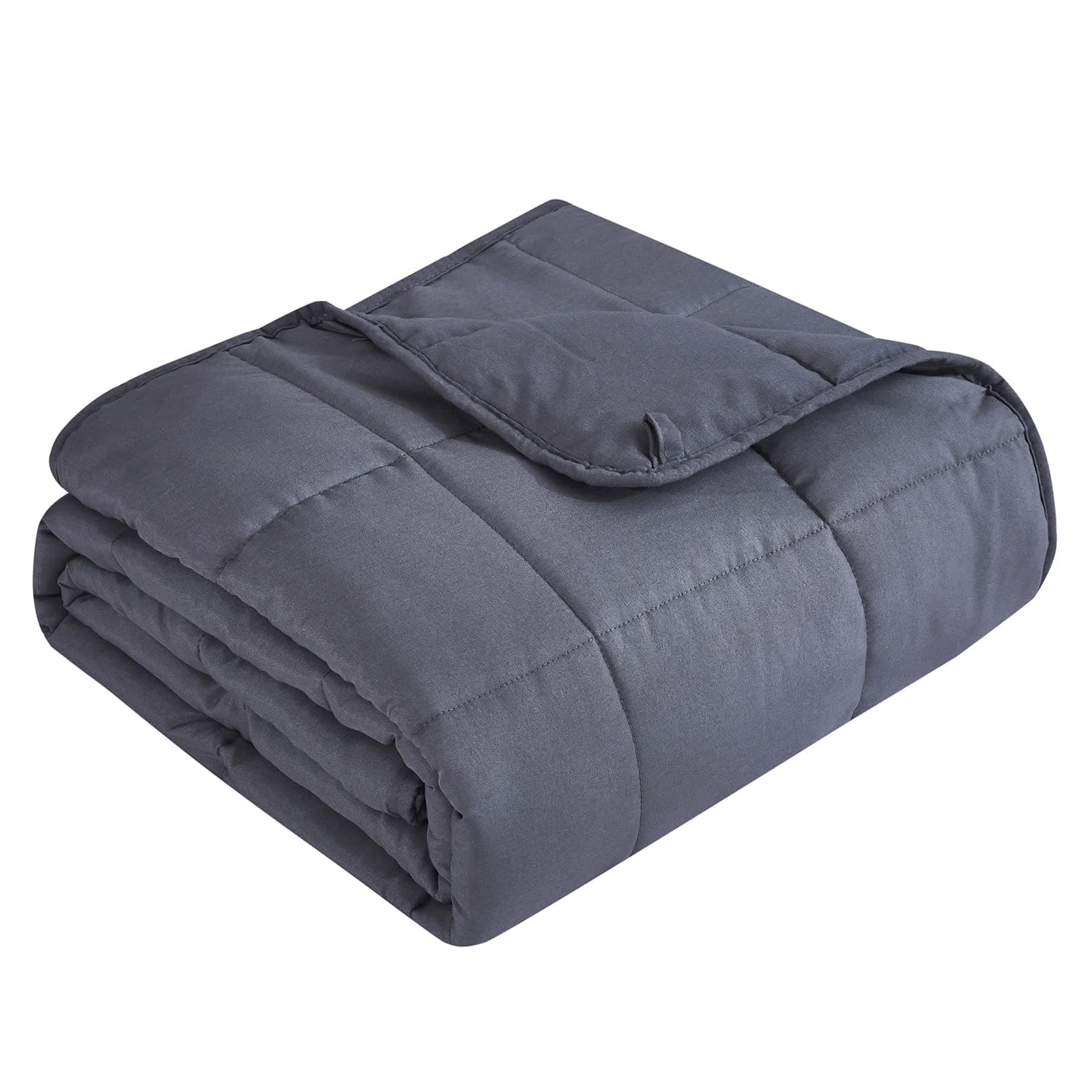 Weighted Blanket (30lbs 88"x104" King Size) Cooling Breathable Heavy Blanket Microfiber Material with Glass Beads Big Blanket Fits King & California King Beds