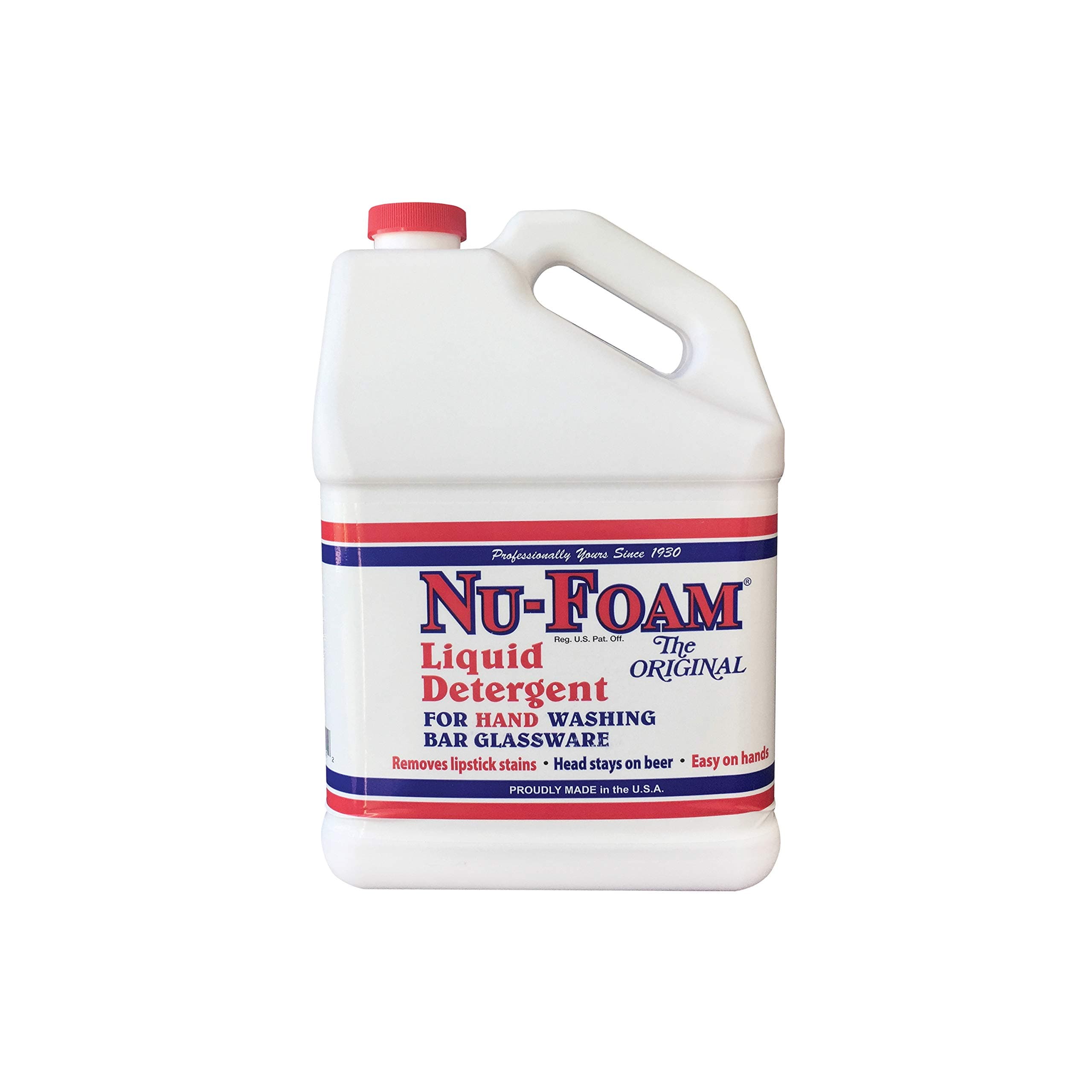 102029 Nu-Foam Liquid DetergentLiquid Detergent for Hand Washing Bar Glassware, 1-Gallon