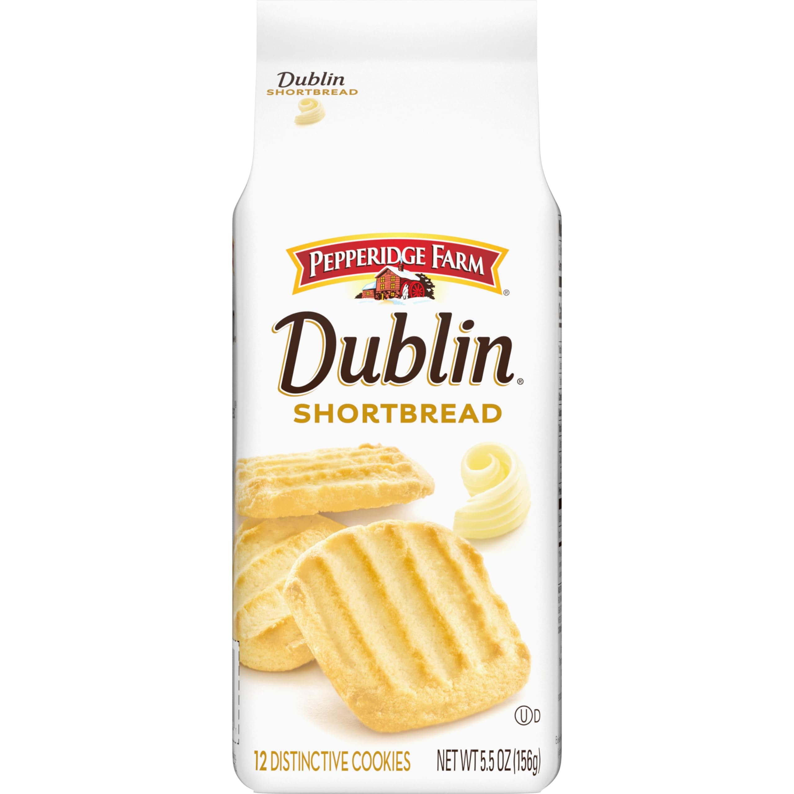 Pepperidge Farm Dublin Shortbread Cookie, 5.5 Ounce Bag
