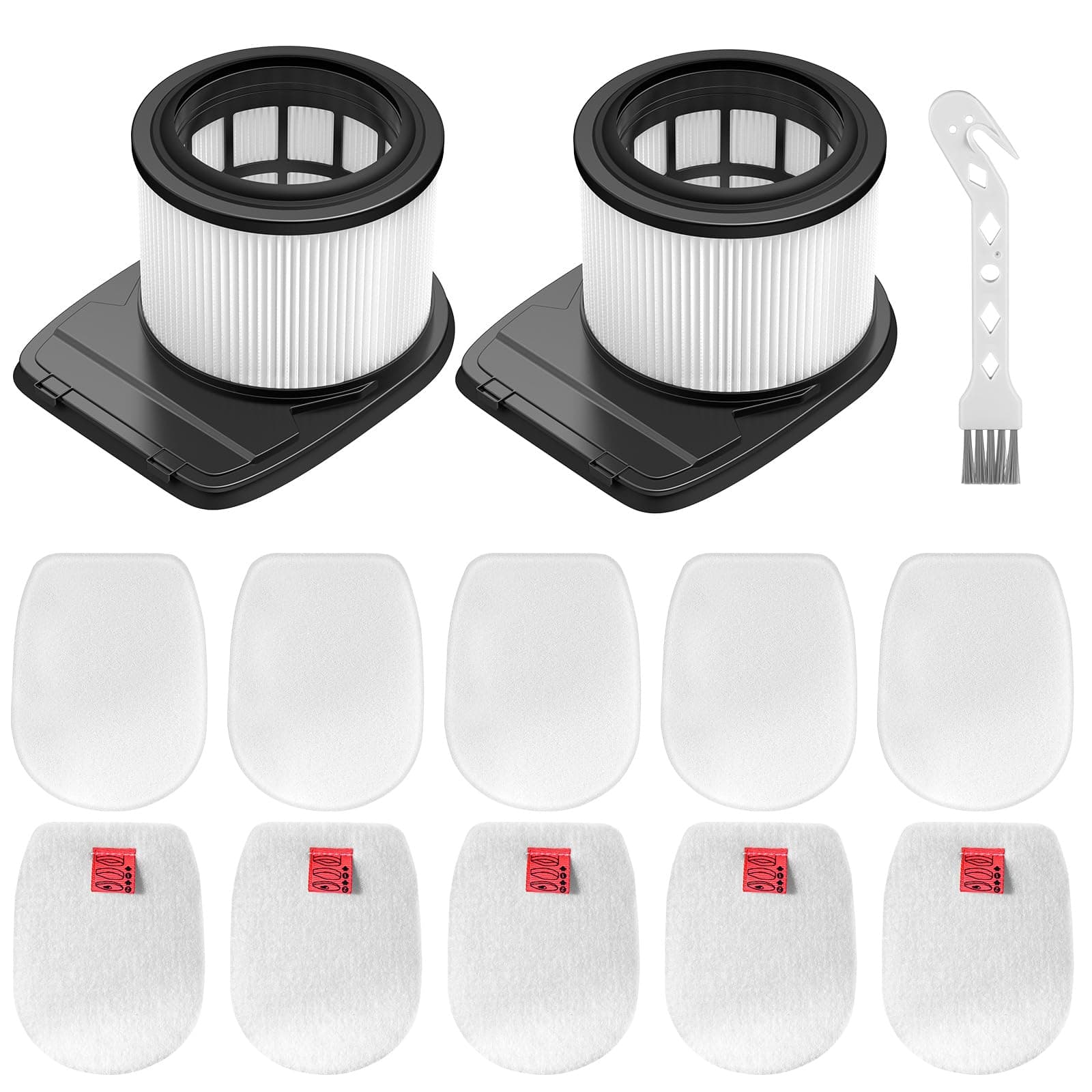 IZ300UKT Filter for Shark Hoover IZ300 IZ300UK IZ300UKT IZ320 IZ320UK IZ320UKT Cordless Stick Vacuum Cleaner Anti Hair Wrap Filters with 2 Hepa & 5 Felt Filters & 5 Foam