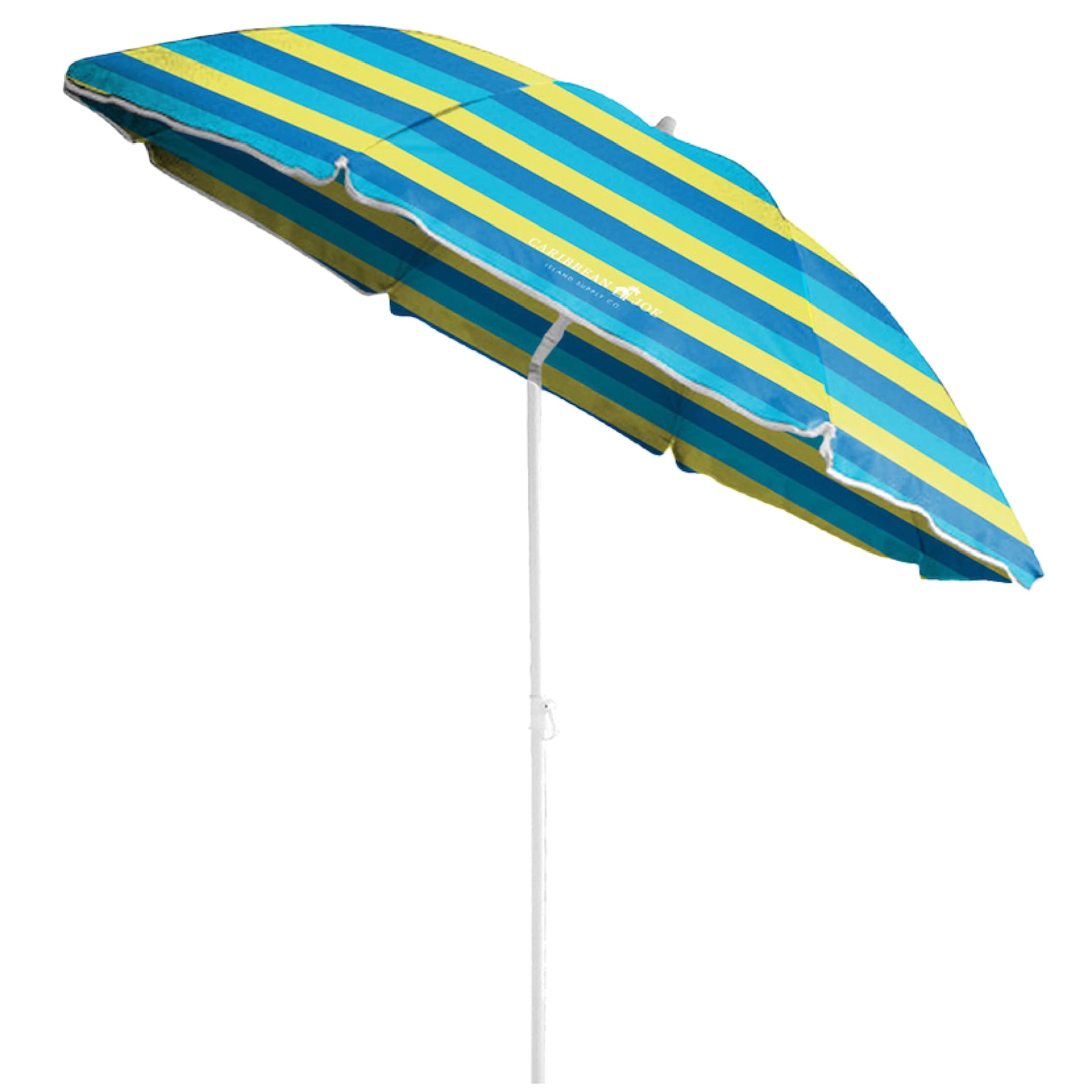 Beach Umbrella, Portable Outdoor Sun Umbrella With UV Protection, Shoulder Carry Bag, Full 6 ft Arc