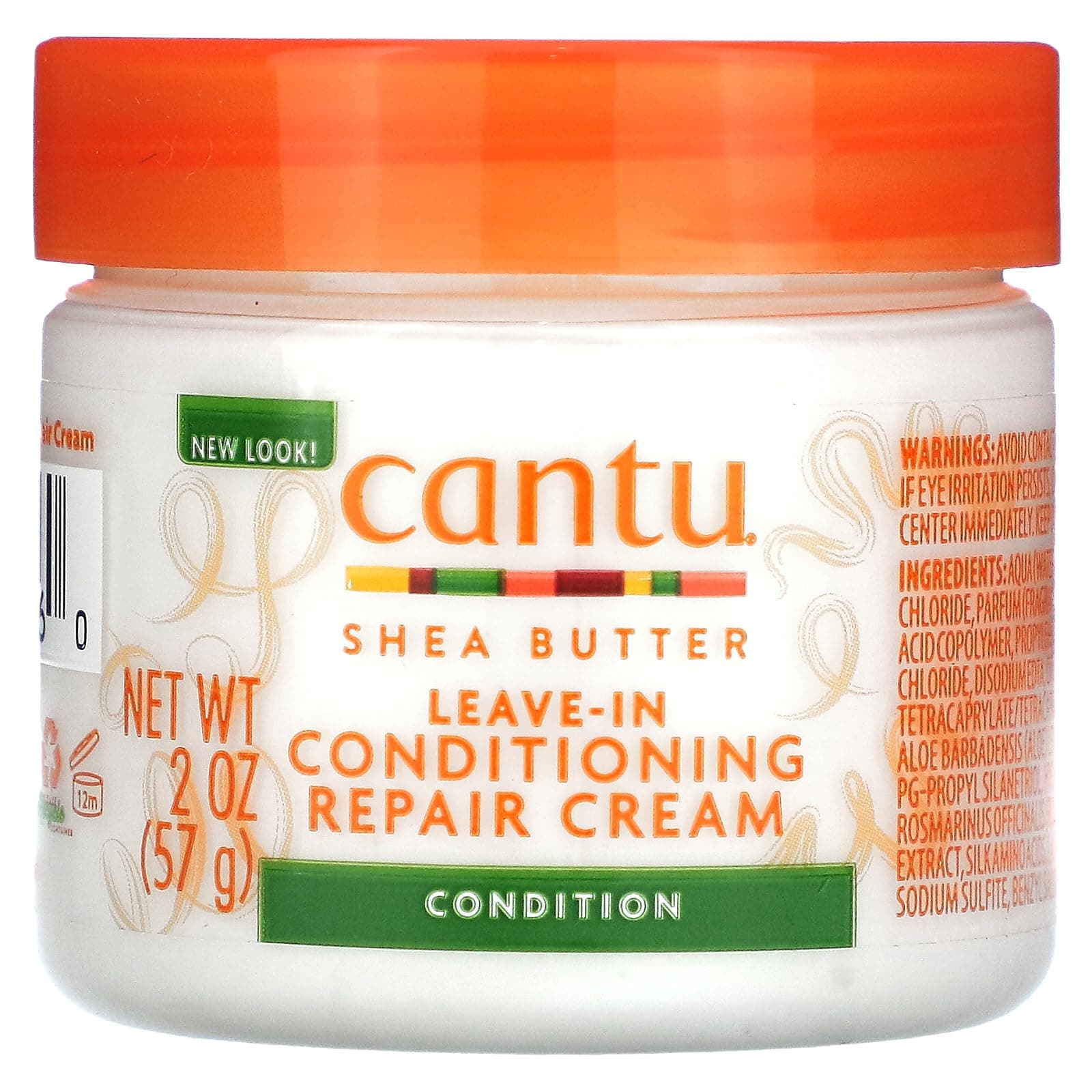 Cantu Shea Butter Leave-In Conditioning Repair Cream, 68 g