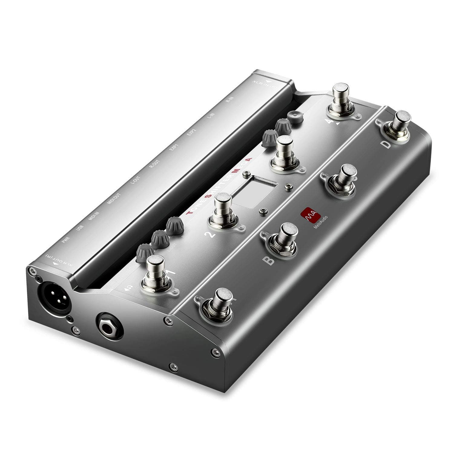 MeloAudio Tone Shifter Mega MIDI Foot Controller and USB Guitar Recording Audio Interface for iPhone, iPad,Android Devices, Mac and PC