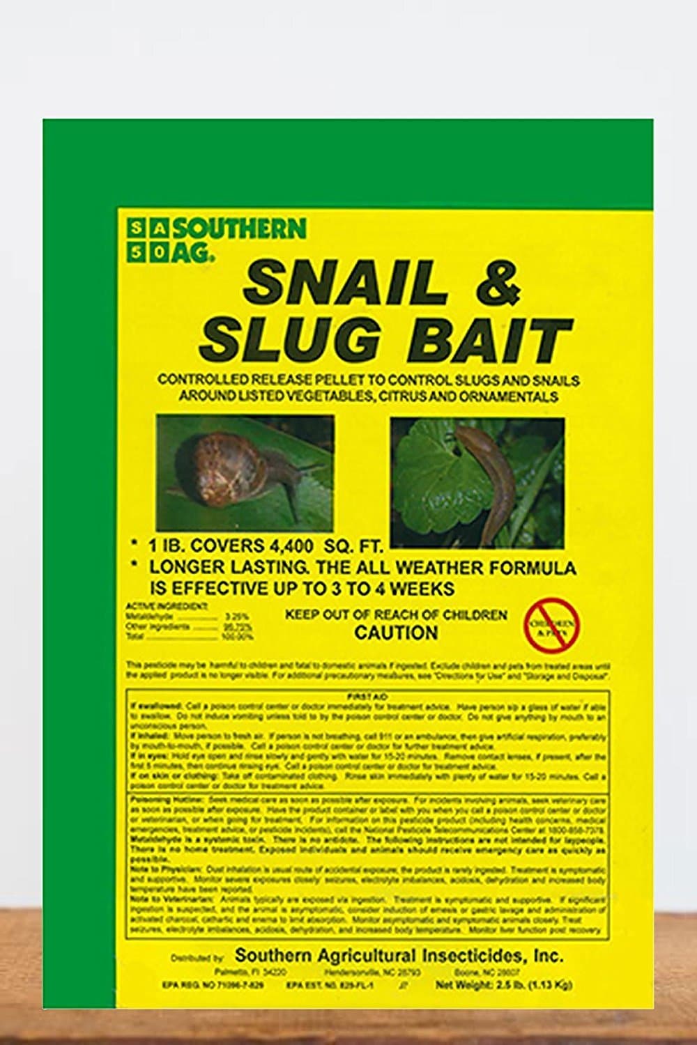 Snail & Slug Bait, 2.5 LB