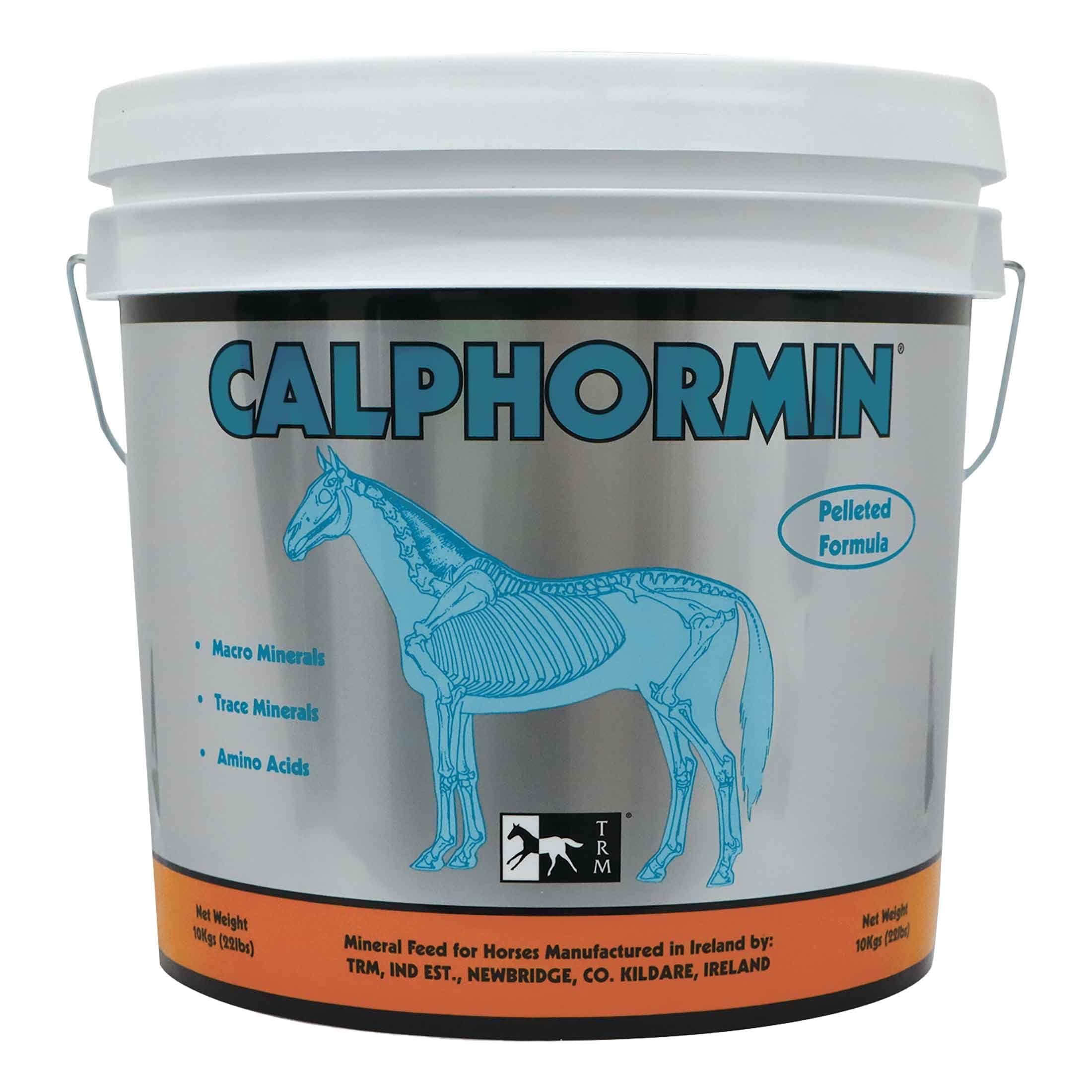 - TRM Calphormin Nutrient-Rich Horse Supplement for Optimal Skeletal Development of Young Horses - 22 lb (10 Kg) - Bucket - 22 lb