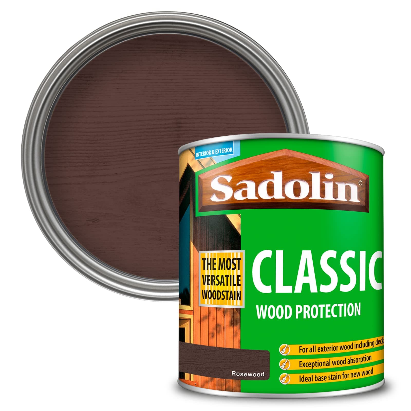 Sadolin Classic Wood Protection 1 litre - Rosewood