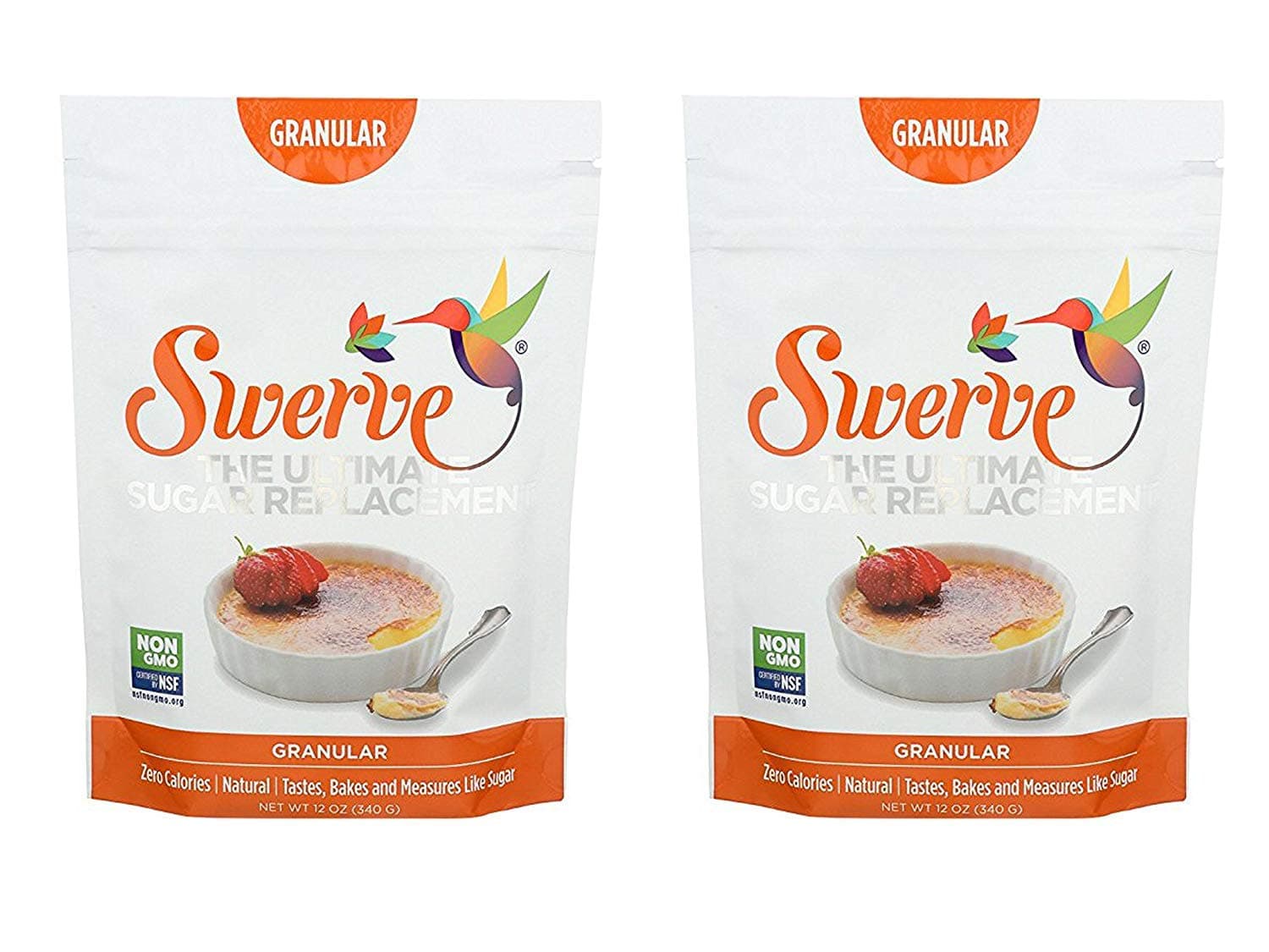 Swerve Sweetener, Granular, 12 Ounce - Set of 2