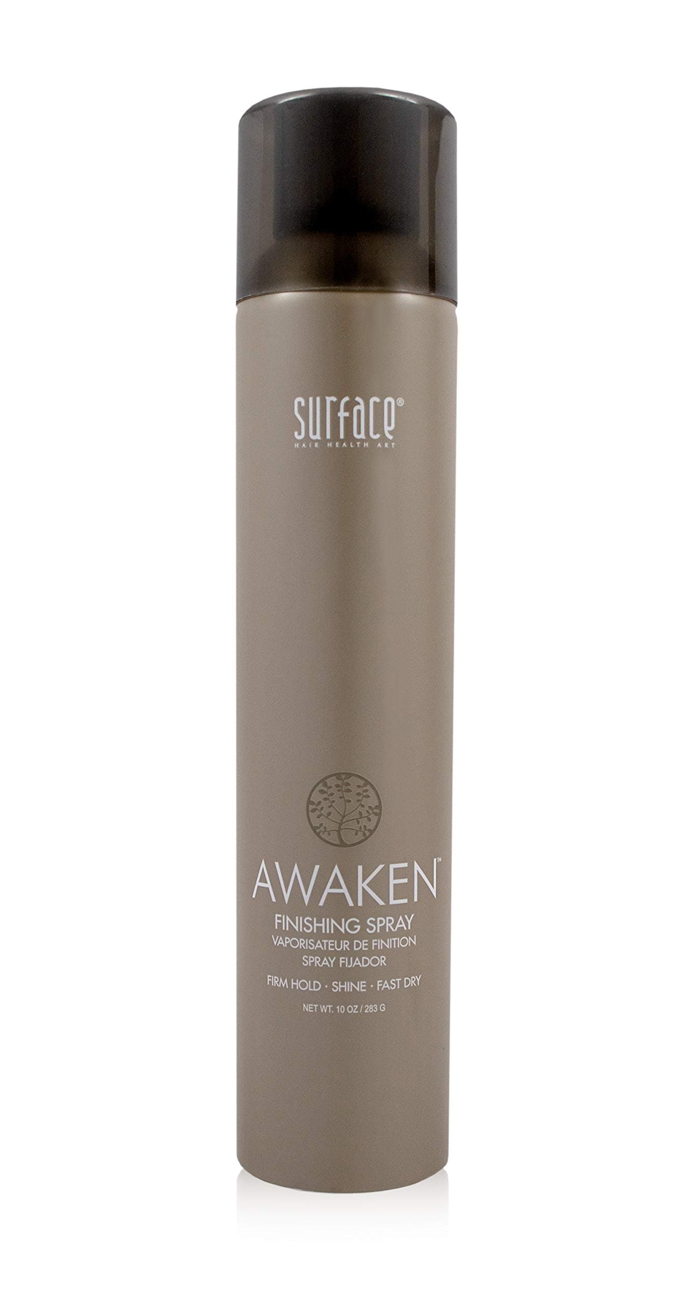 SURFACE Hair Awaken Finishing Spray, Thicken, Rejuvenate And Revitalize With A Firm Hold, Vegan And Paraben Free, 10 Fl. Oz.