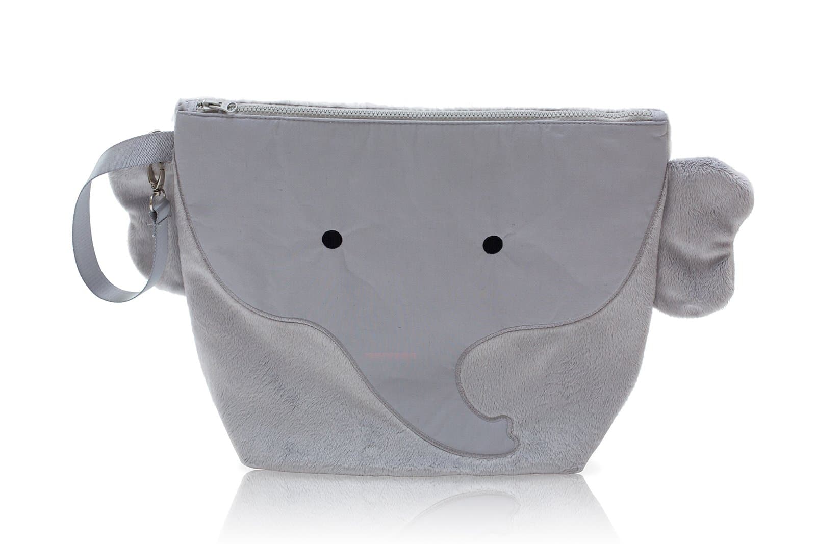 Palm Beach Crew Waterproof Wet Bag and Backpack, Pebbles Gray Elephant