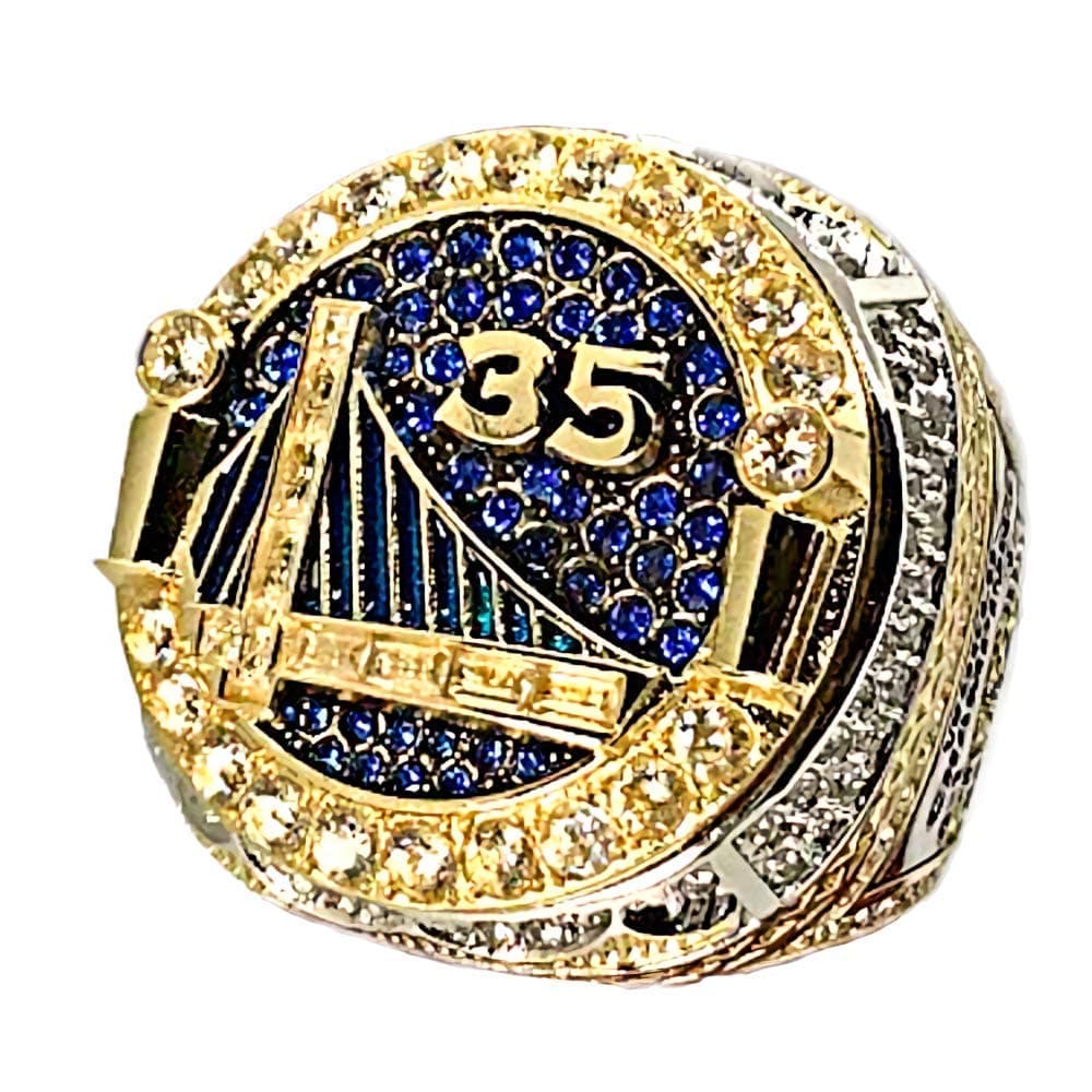 MVPRING Warriors Championship Ring Replica 2018,Integration Ring, Can Not Be Covered,Size 8-14 (9, KD)