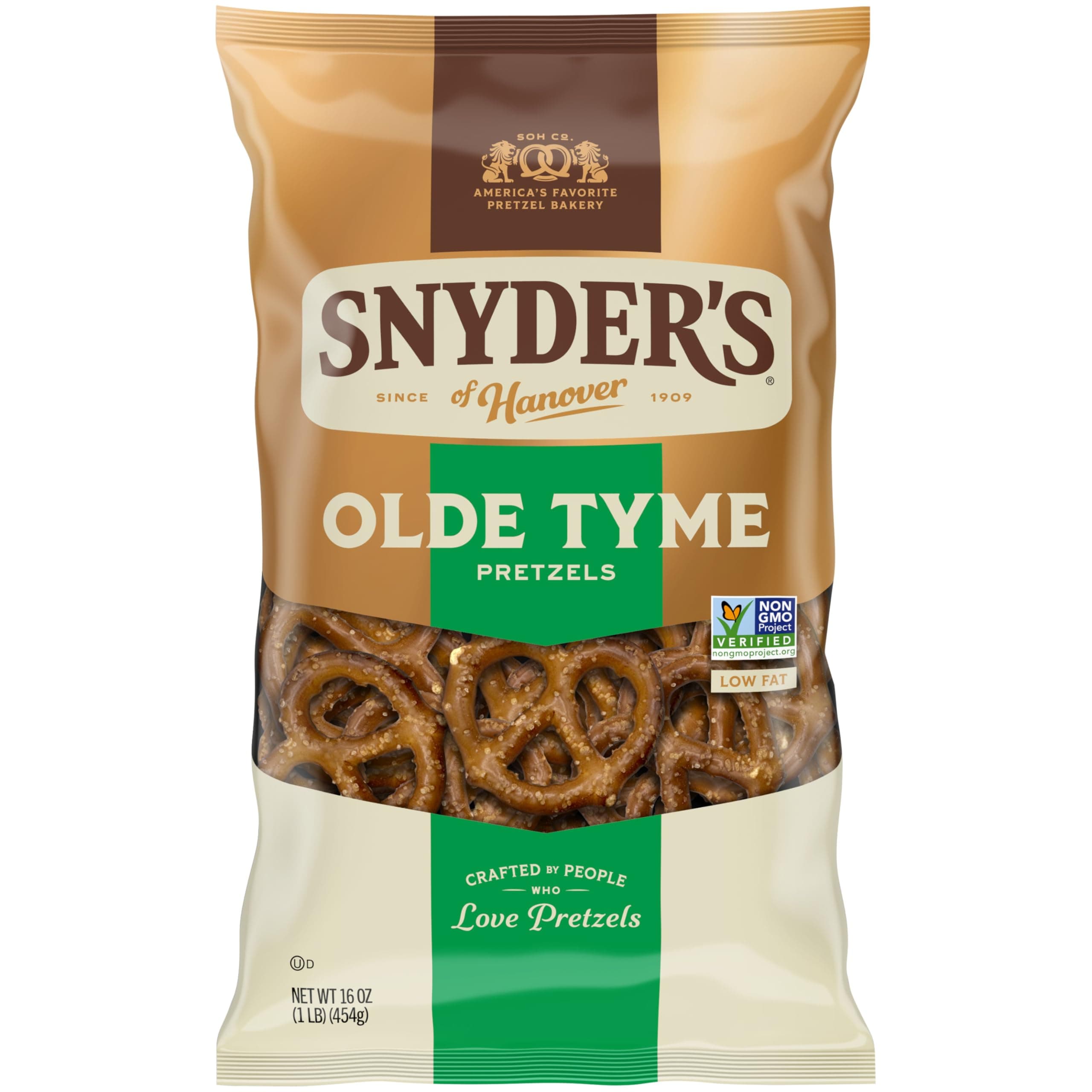 Snyder's of Hanover Old Tyme Pretzels, 16 Oz Bag