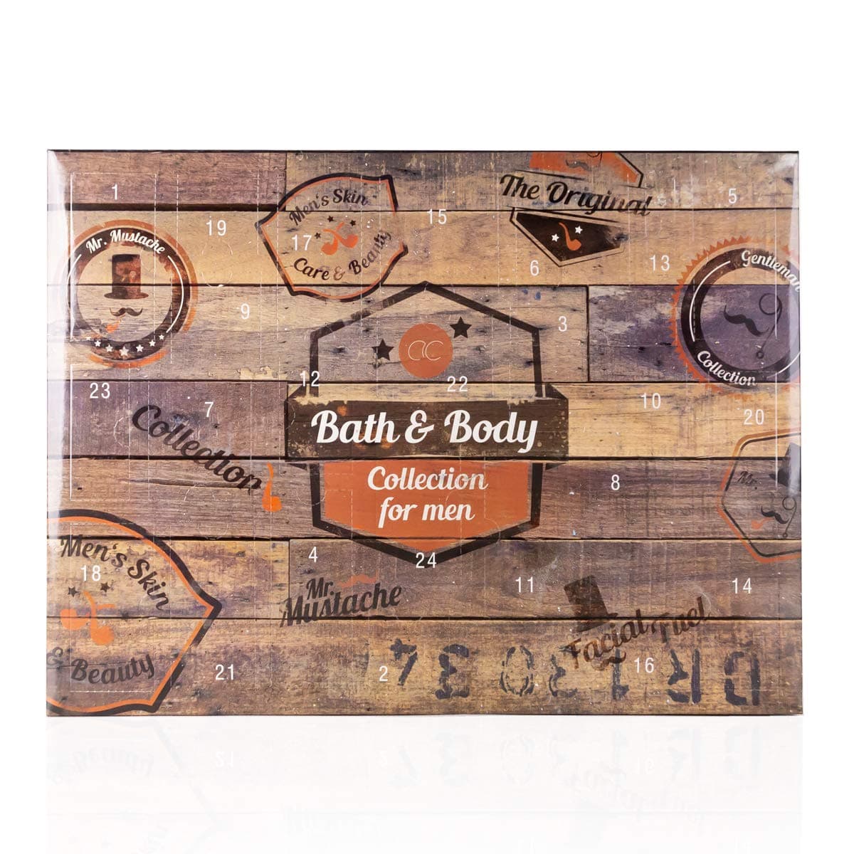 Accentra beauty Advent calendar for men & boys, variety of cosmetics for body care, skin care & bath fun, seductive fragrances