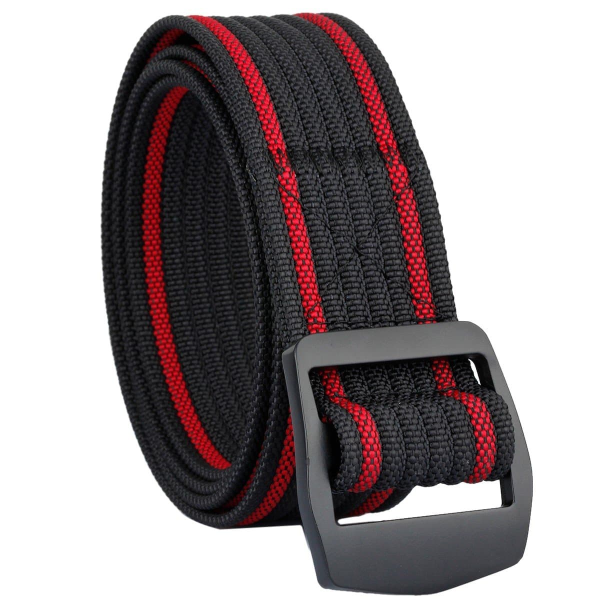 moonsix Nylon Belts for Men,Tactical Style Webbing Duty Military Belt with Metal Buckle