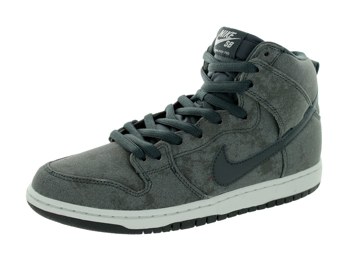 Nike Men's Dunk High Pro SB Neutral Grey/Anthracite/Anthracite Skate Shoe 9.5 Men US
