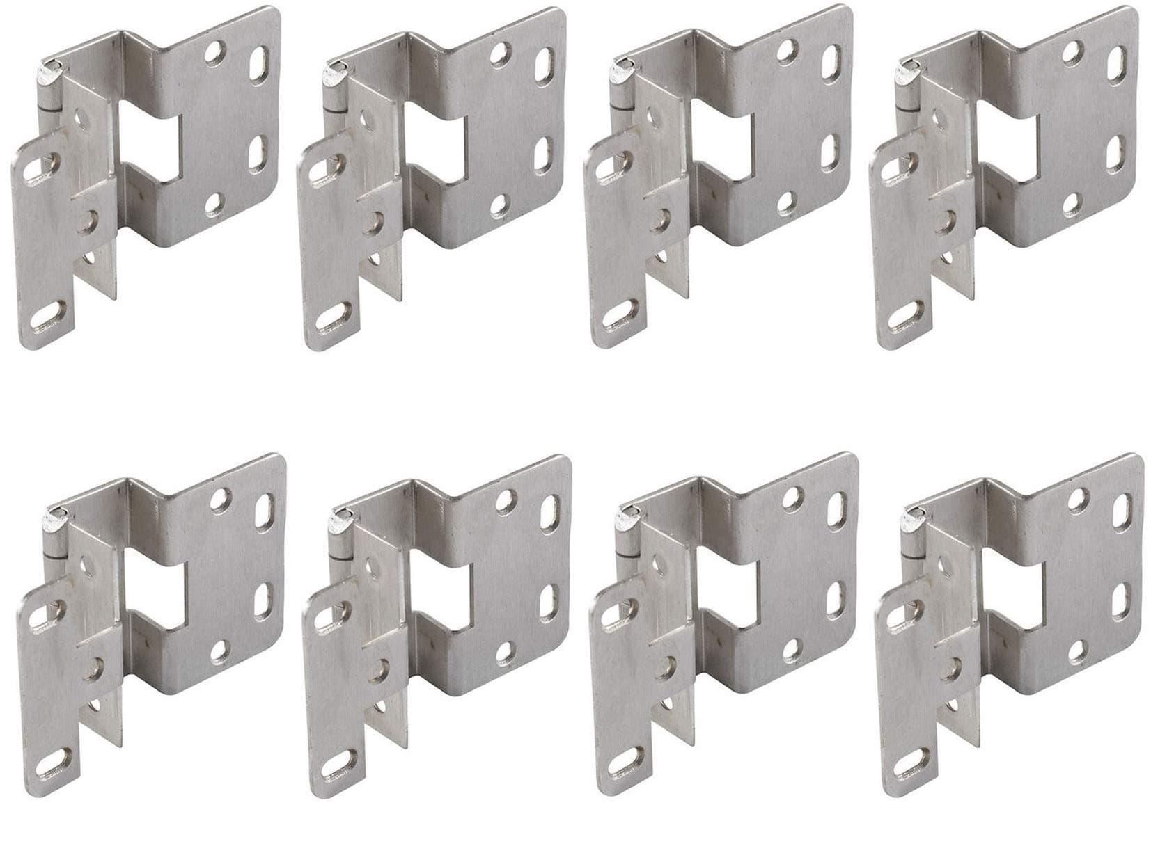 Five-Knuckle Hinge - Grade 1, for 3/4" Door Thickness, Institutional Hinge Brushed Stainless Steel Finish-2PK-4PK-8PK (8)