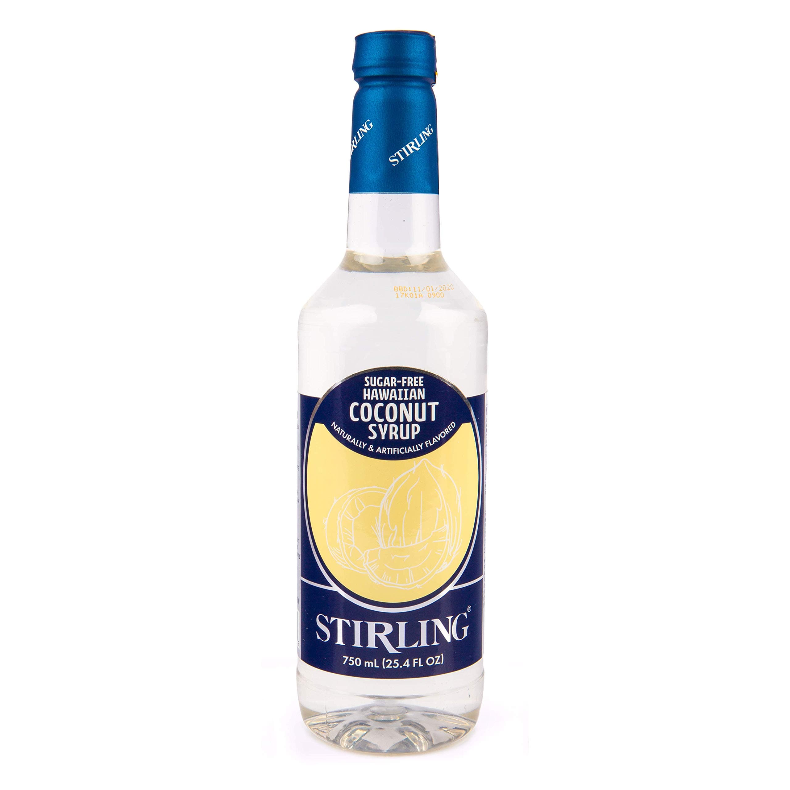Stirling Gourmet Sugar Free Coconut Coffee Flavoring Syrup