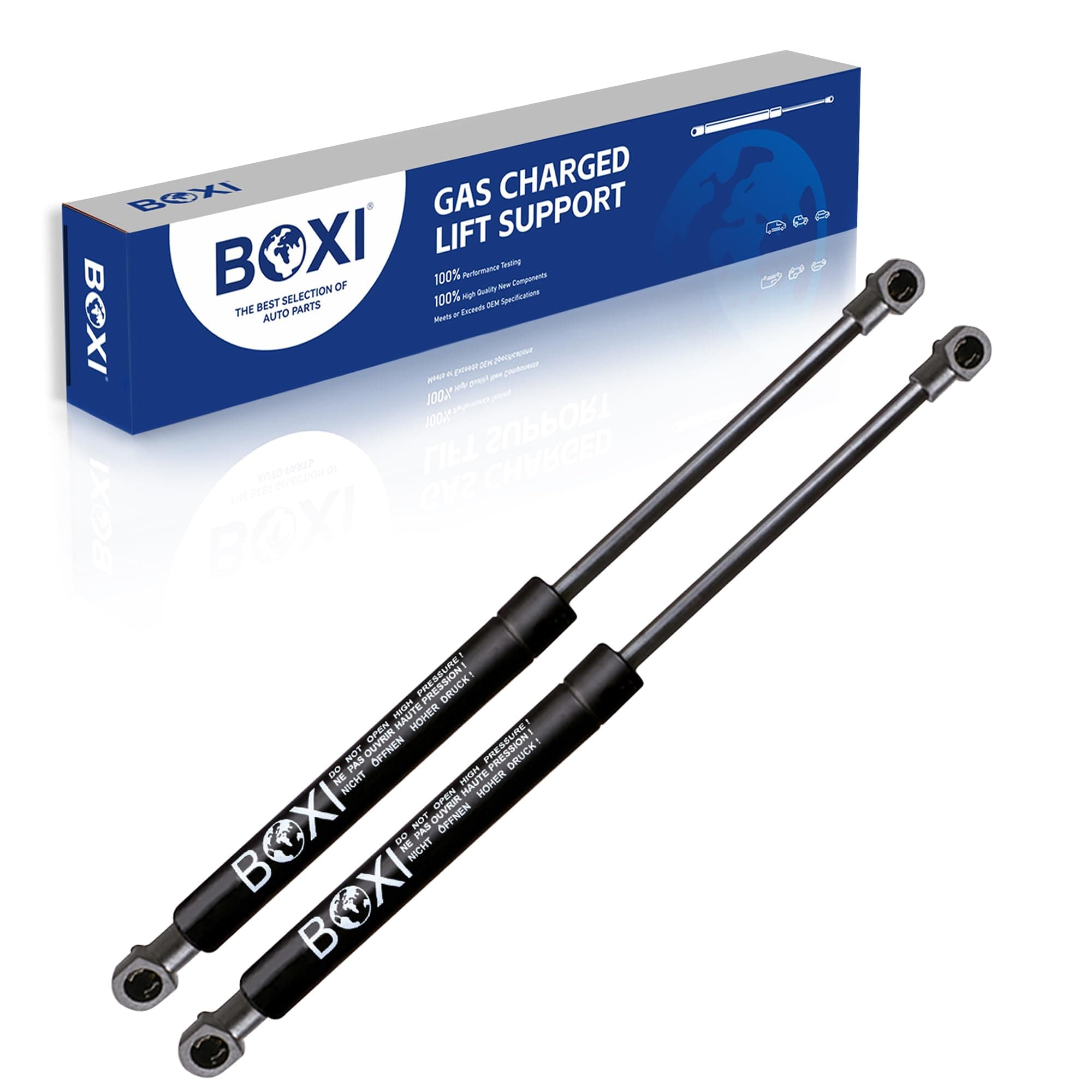 BOXI 2pcs Hatchback Lift Supports Struts Shocks Gas Struts Shocks Springs Supports for Smart Fortwo 2008 2009 2010 2011 2012 2013 Coupe 2-Door Hatch | Replaces 6482 SG357001