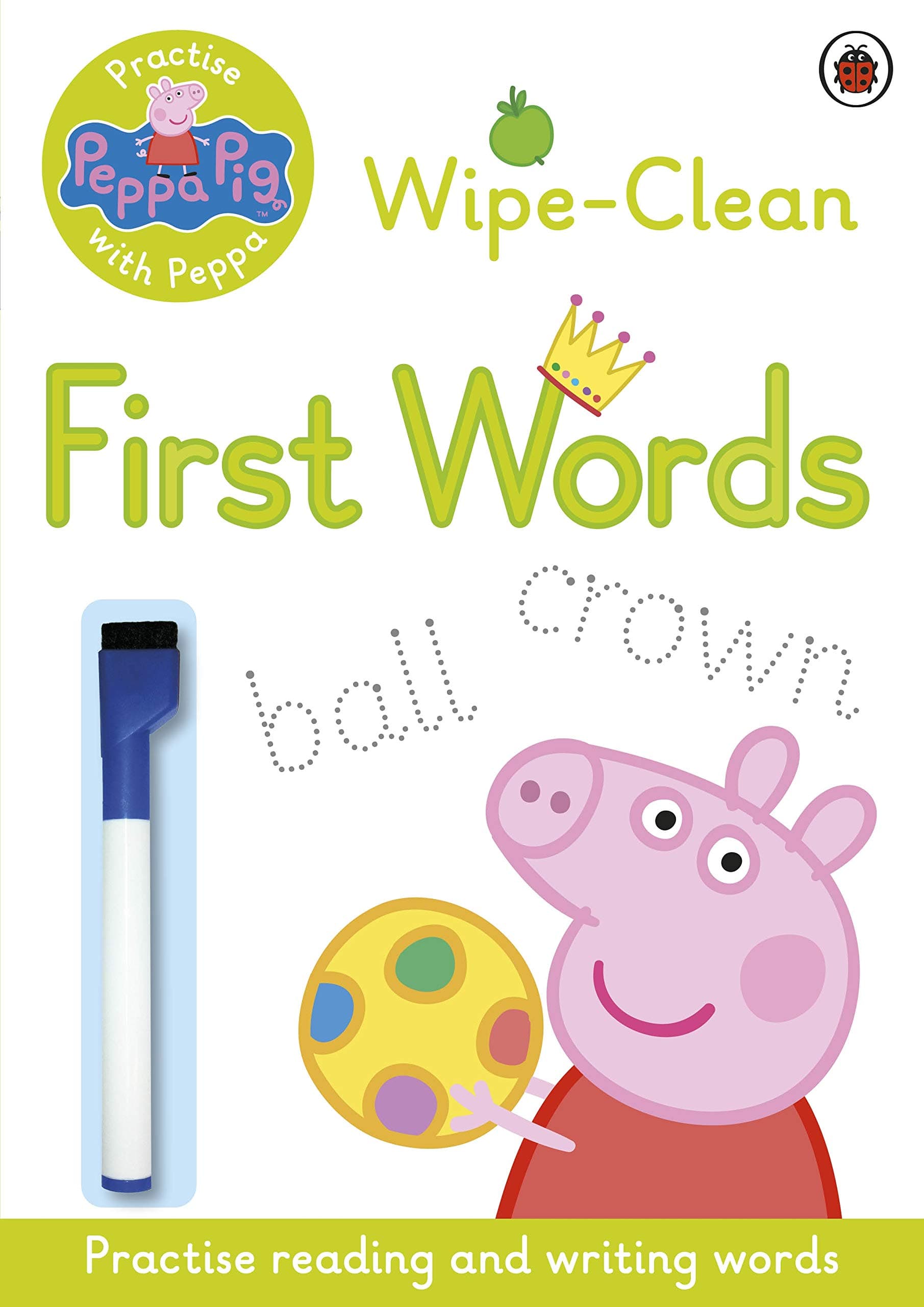 Peppa Pig: Practise with Peppa: Wipe-Clean First Words Paperback – 2 July 2015