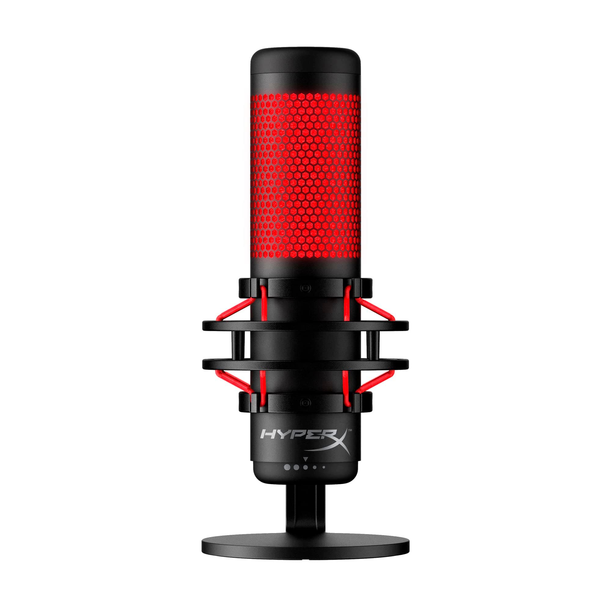 Hyper X QuadCast USB Microphone Red/Black 4P5P6AA