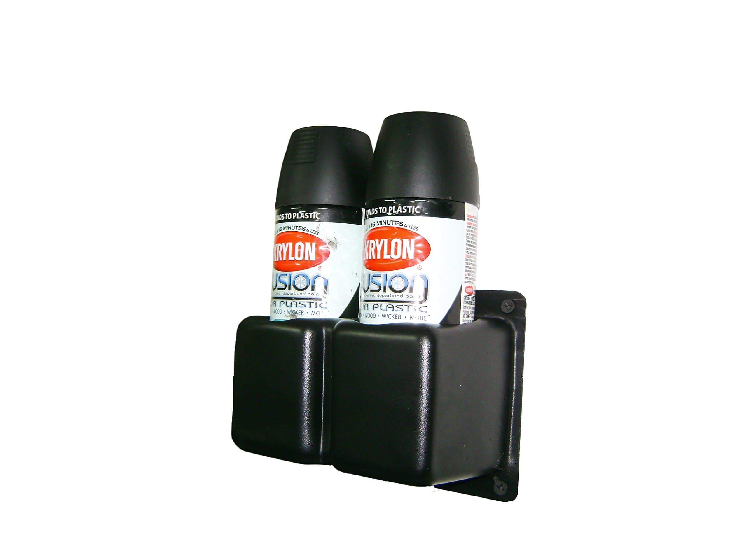 Product Handlers Two Spray Can / Spray Bottle Holder Caddie Rack Garage Shop Race Trailer Storage Organizer - trailer box (Two Can Holder)