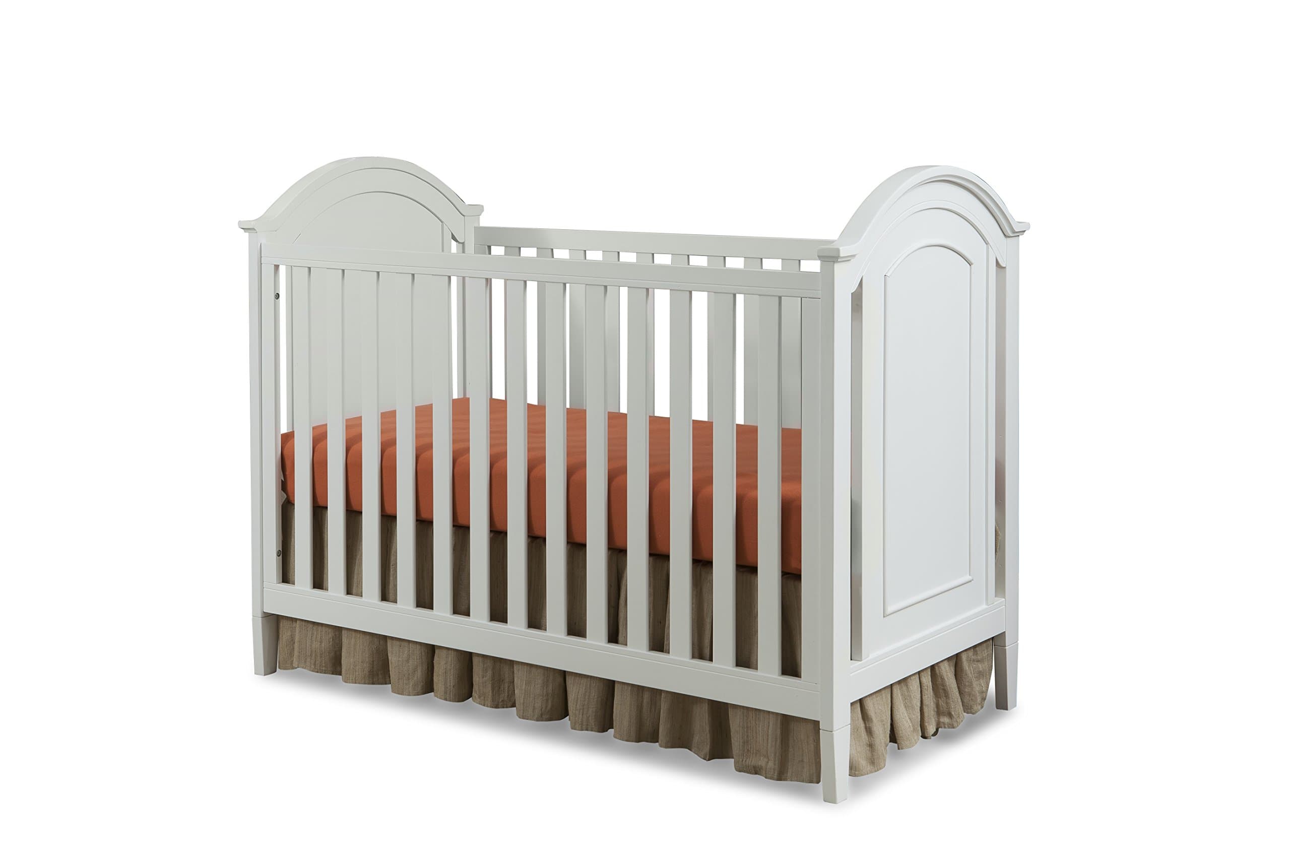 Imagio Baby Harper 3 in 1 Cottage Panel Crib, White