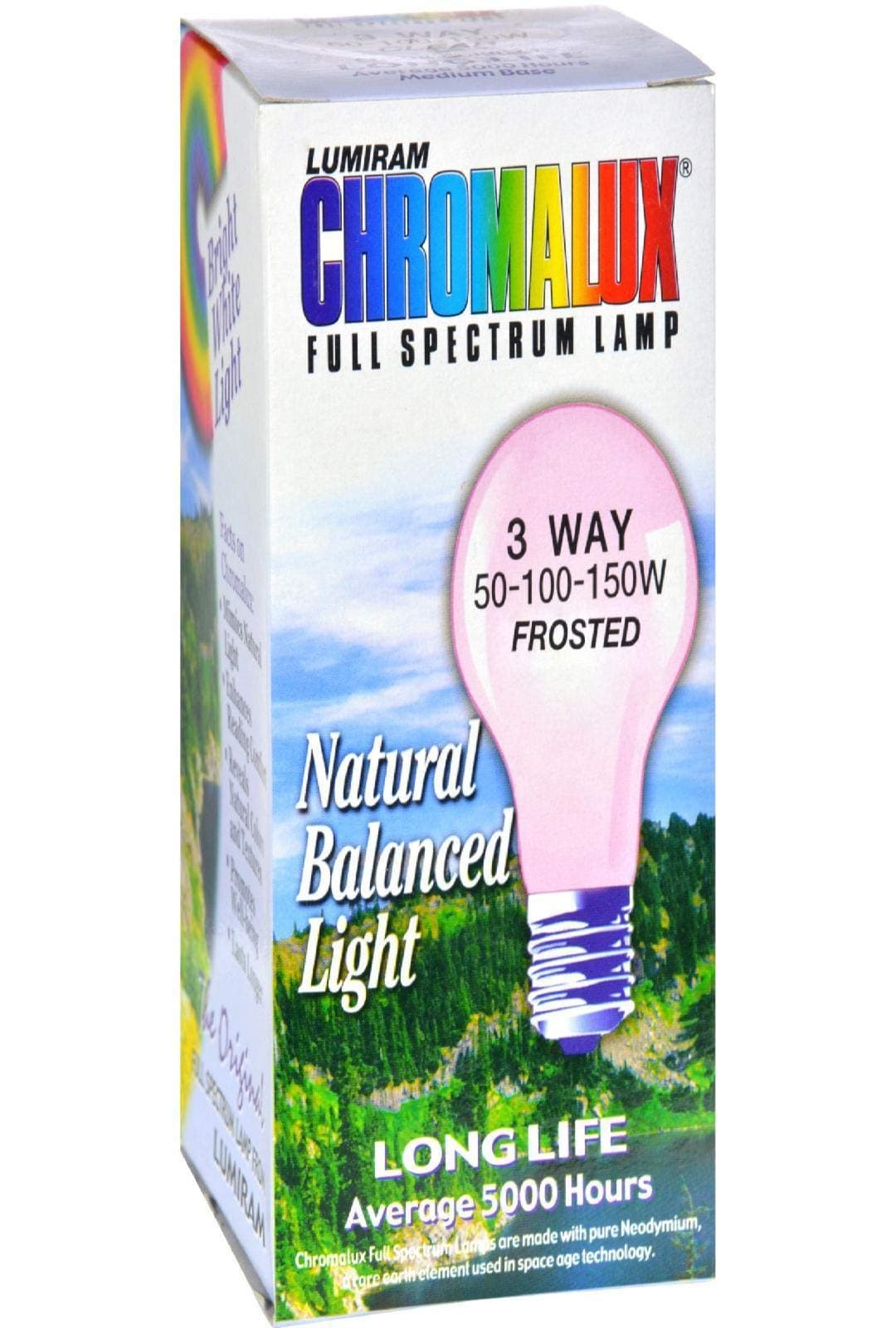 Chromalux Lumiram Full Spectrum 3 Way 50/100/150 watts - Frosted - 1 Light Bulb
