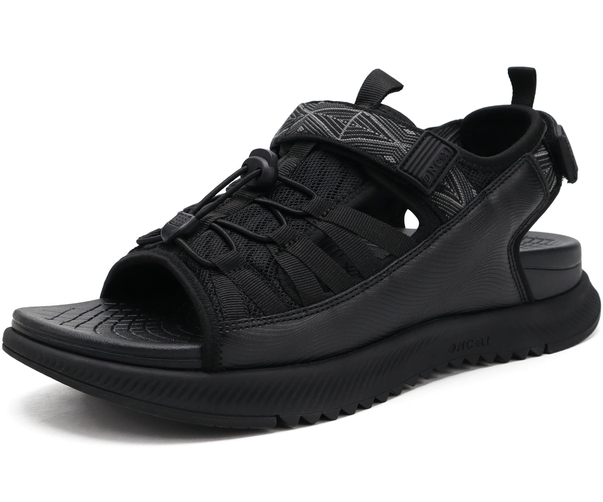 Men Hiking Sandals, Arch Support Walking Sandals with Outdoor Orthotic Footbed for Plantar Fasciitis, Hombre Sandalias Recovery Sport Size 7-14