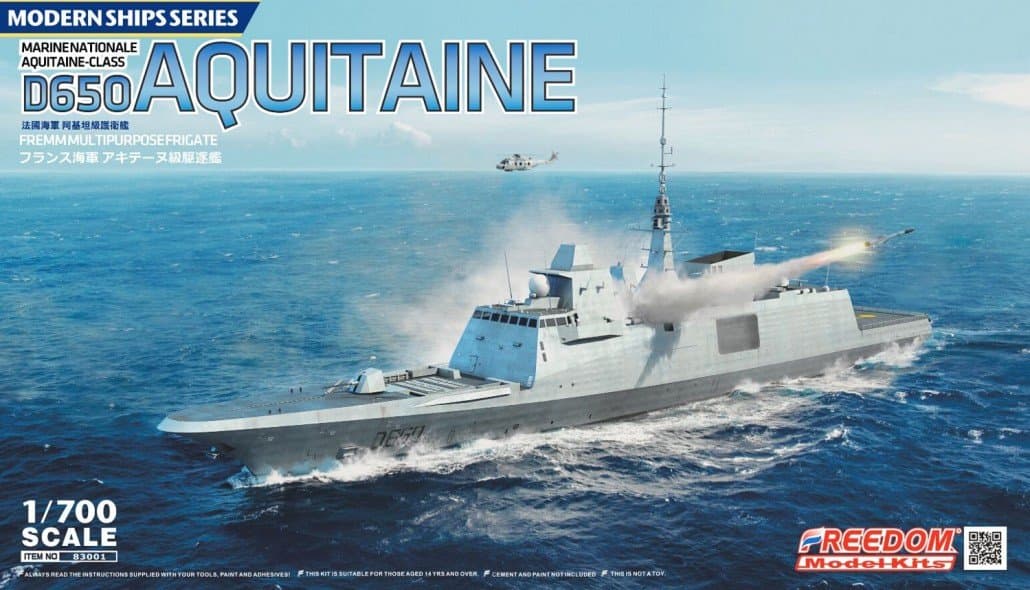Freedom Model KitsD650 Aquitaine Fremm Multi-Purpose Frigate