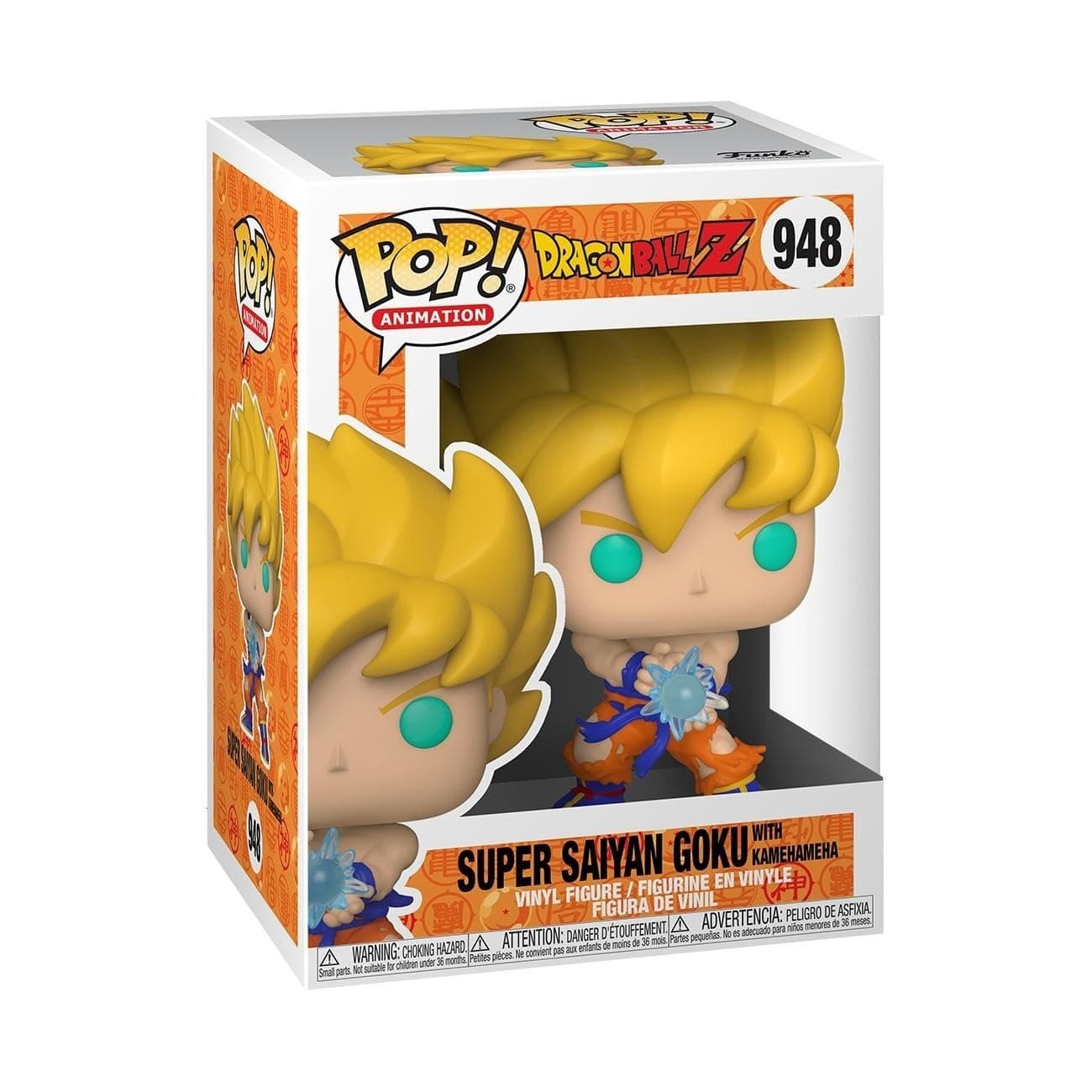Pop! Animation: DBZ S9- SS Goku With Kamehameha Wave - Dragon Ball - Collectable Vinyl Figure - Gift Idea - Official Merchandise - Toys for Kids & Adults - Anime Fans